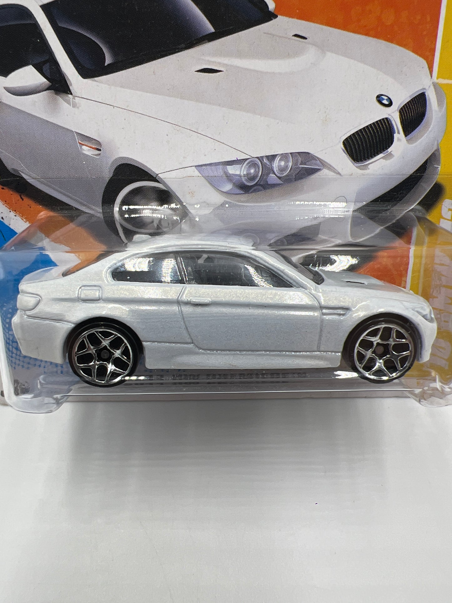 2011 HW Premiere #26 10 BMW M3 White Short Card W/Protector