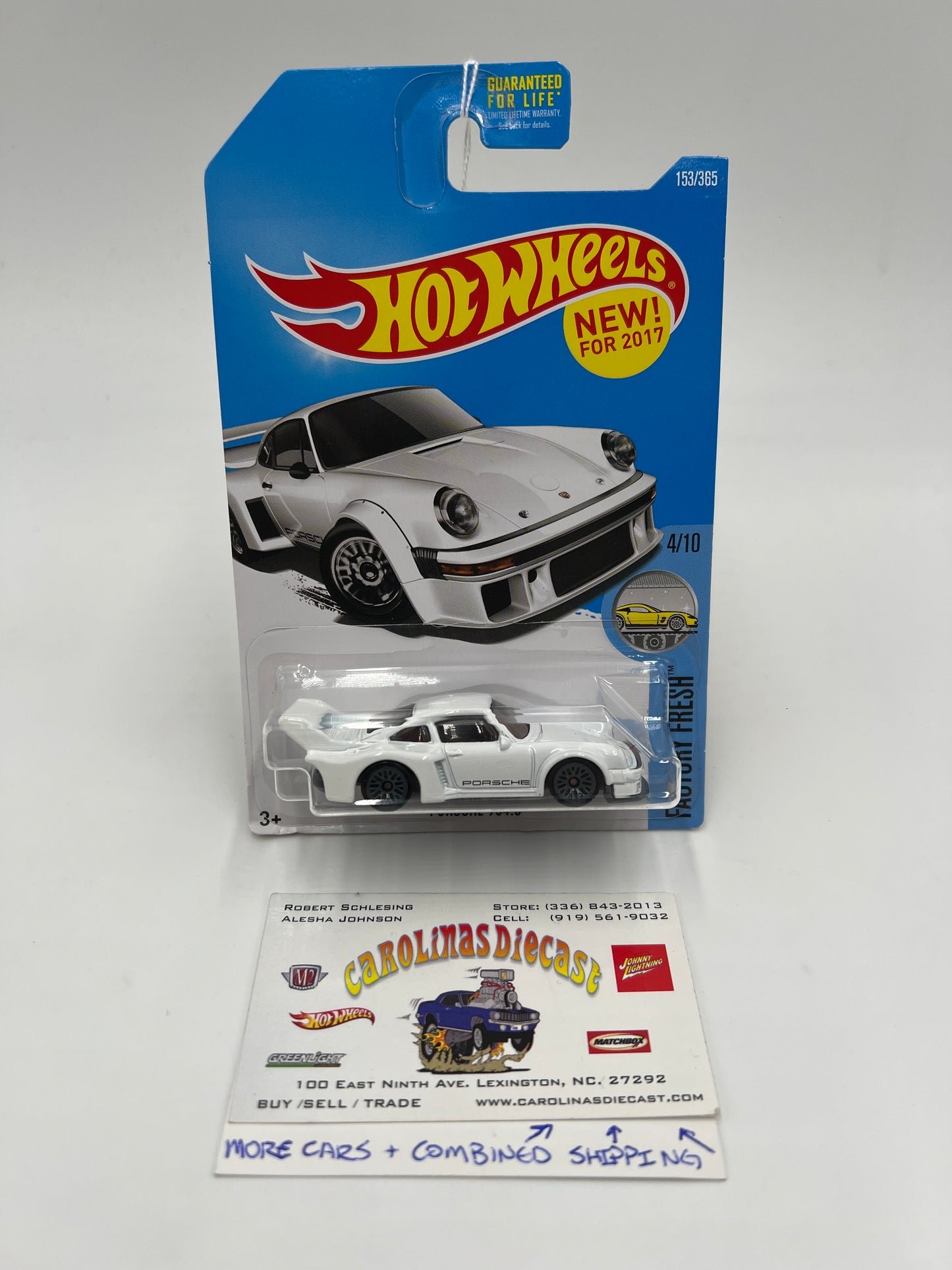 2017 Hot Wheels Factory Fresh #153 Porsche 934.5 White 100C