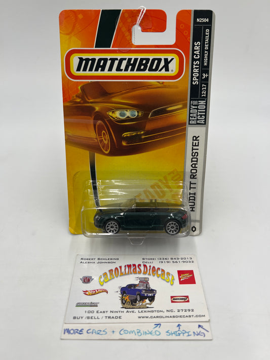 Matchbox Sports Cars #20 Audi TT Roadster Green 216L