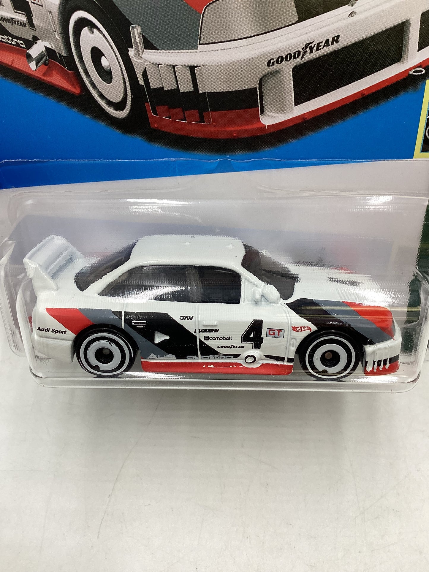 2023 Hot wheels #077 White Audi 90 Quattro 106A