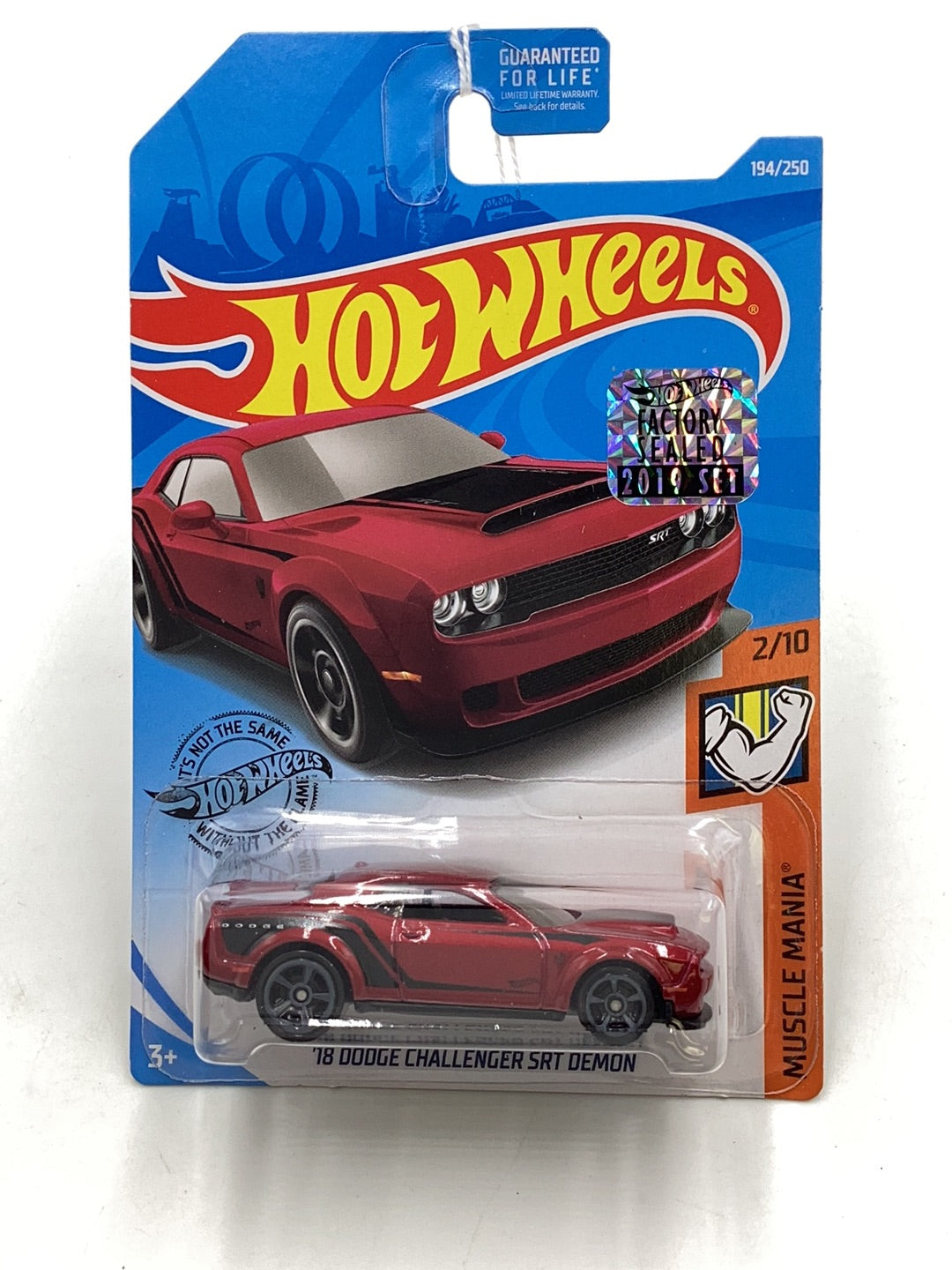 2019 Hot wheels #194 18 Dodge Challenger SRT Demon factory sealed 46G