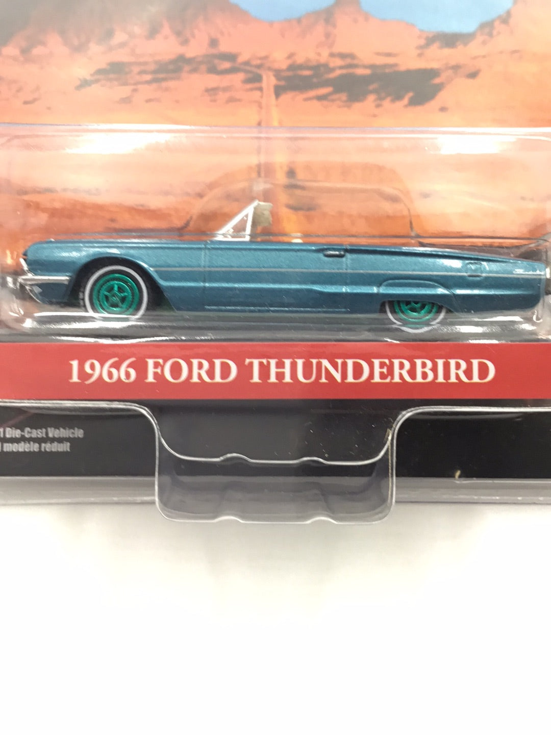 Greenlight Hollywood Thelma and Louise 1966 Ford Thunderbird green machine CHASE