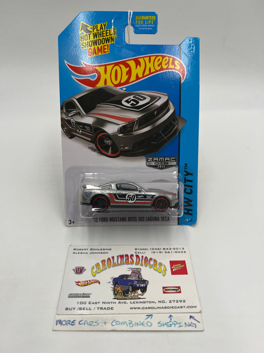 2014 Hot Wheels Walmart Exclusive Zamac 18 #91 12 Ford Mustang Boss 302 Laguna Seca 146A