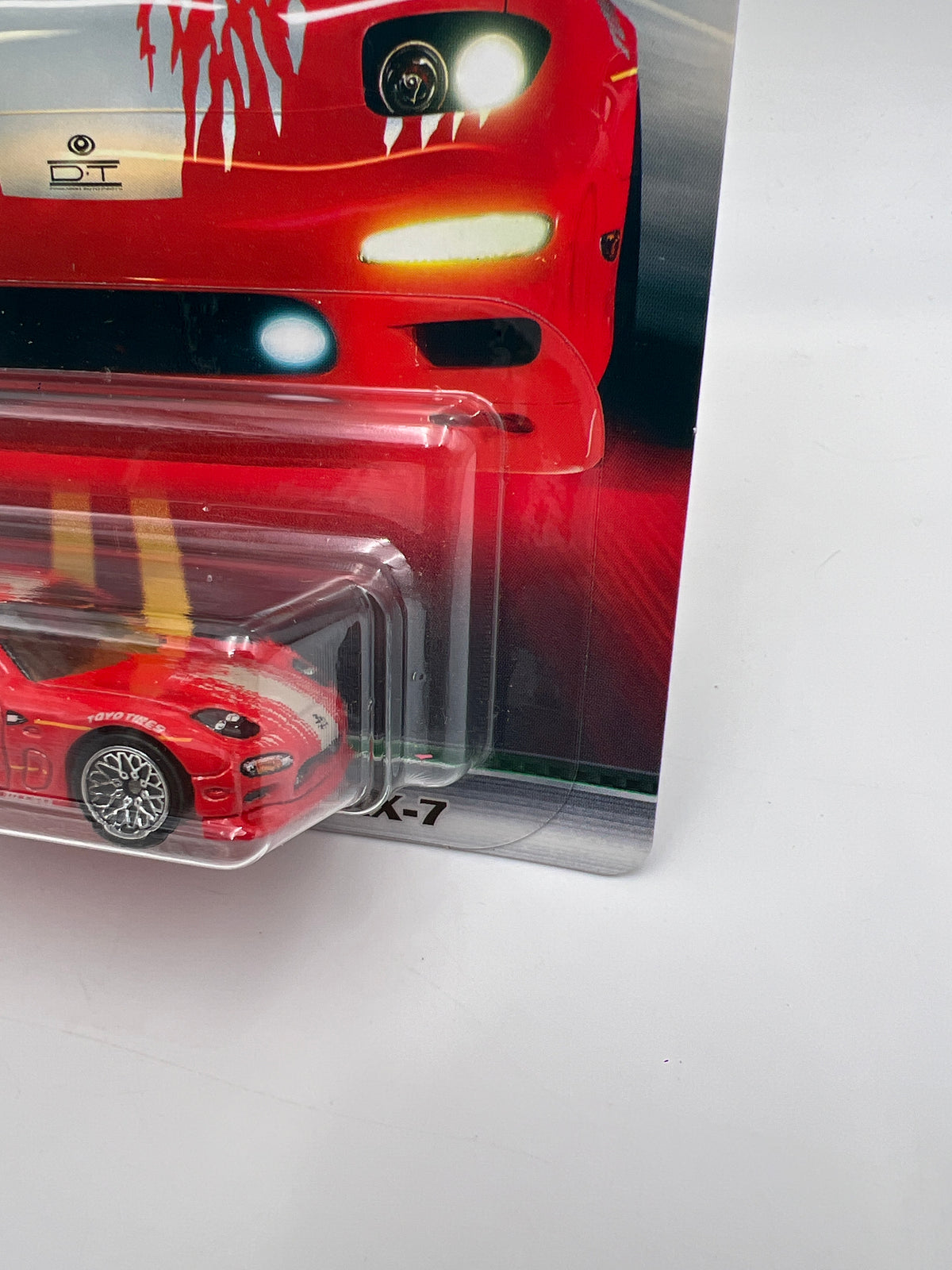 Hot Wheels Fast & Furious Original Fast #3 95 Mazda RX-7 Red W/Protector