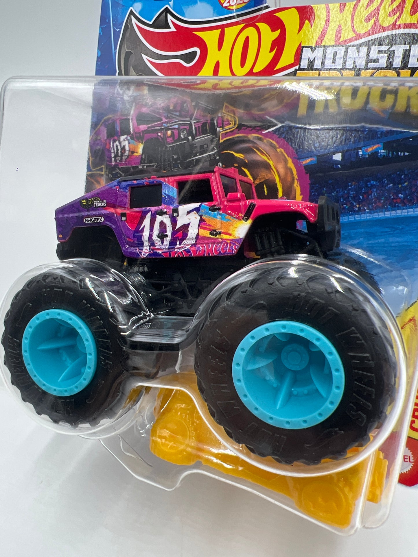 2025 Hot Wheels Monster Trucks Crash Legends #4 Humvee 4-CT Fastback 134C