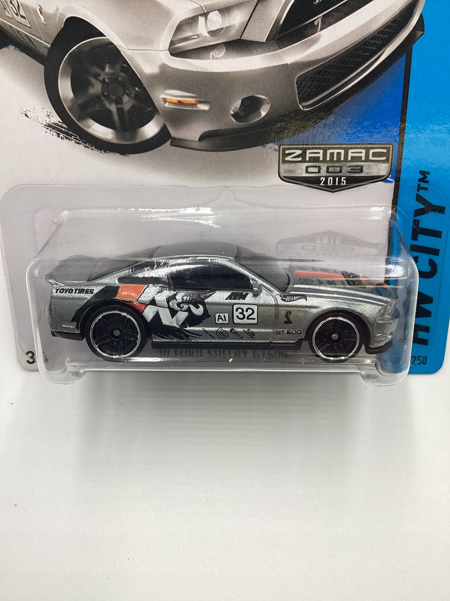 2015 Hot wheels Zamac 003 #11 10 Ford Shelby GT500 K&N 148C