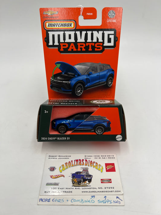 2024 Matchbox Moving Parts #14 2024 Chevy Blazer EV Blue 166D