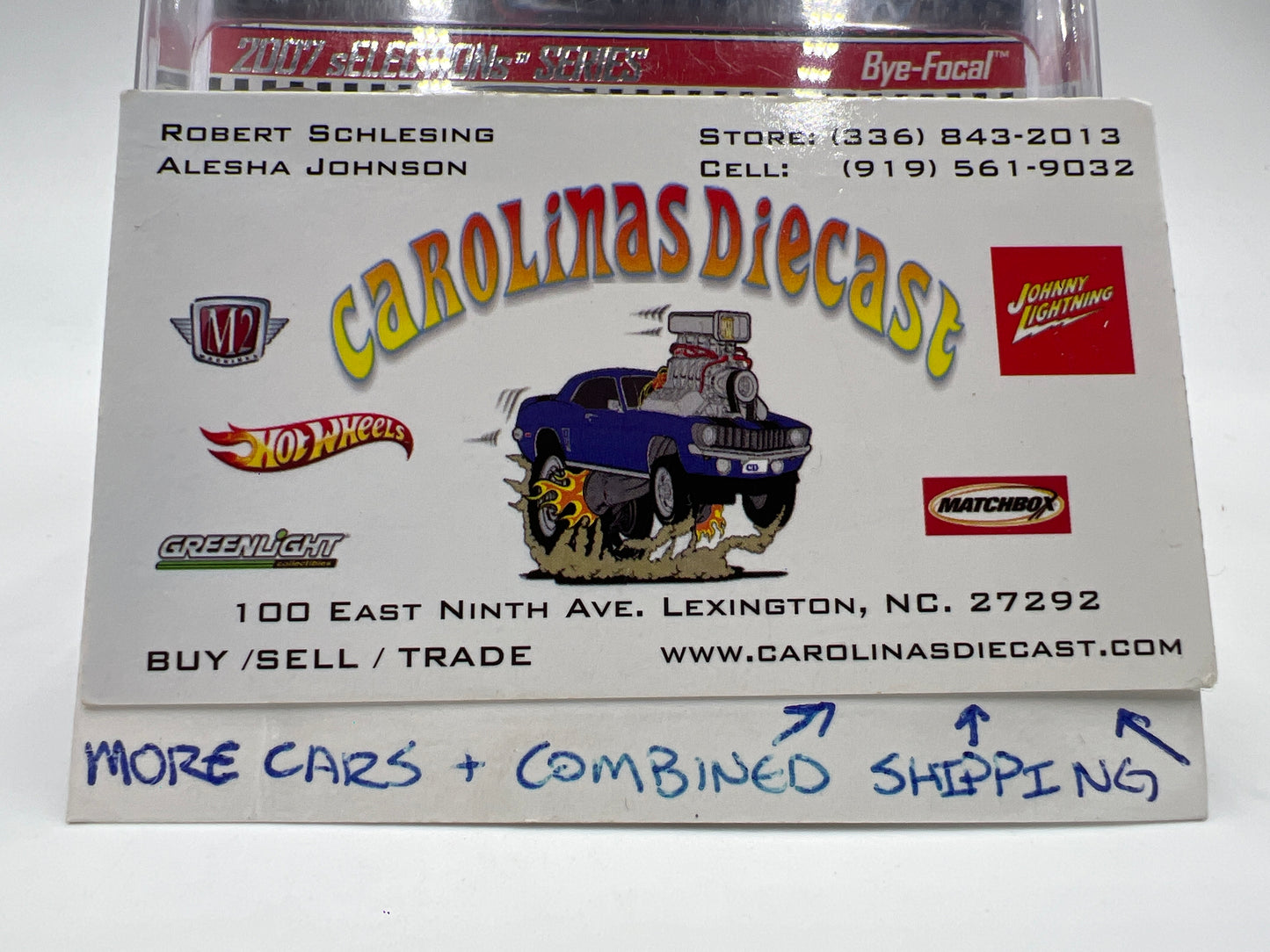 2007 Hot Wheels RLC sELECTIONs Series #3A Bye-Focal Blue 7417/7716 W/Protector