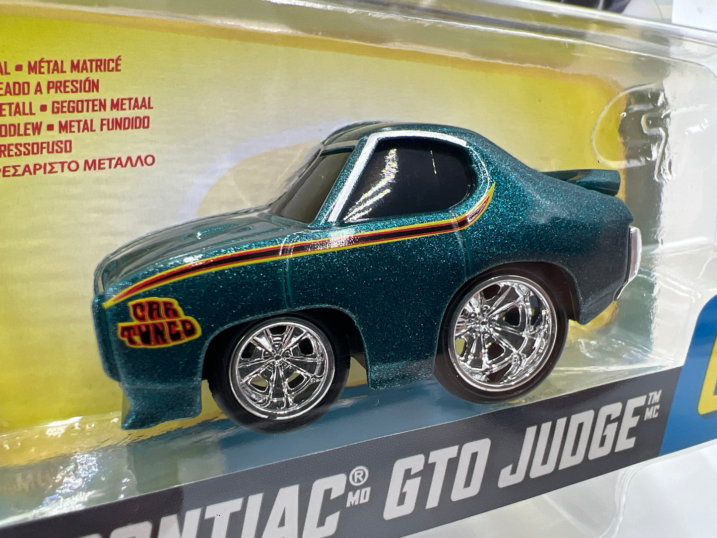 2025 MGA Car Tuned Series 3 #4 69 Pontiac GTO Judge Blue 179D