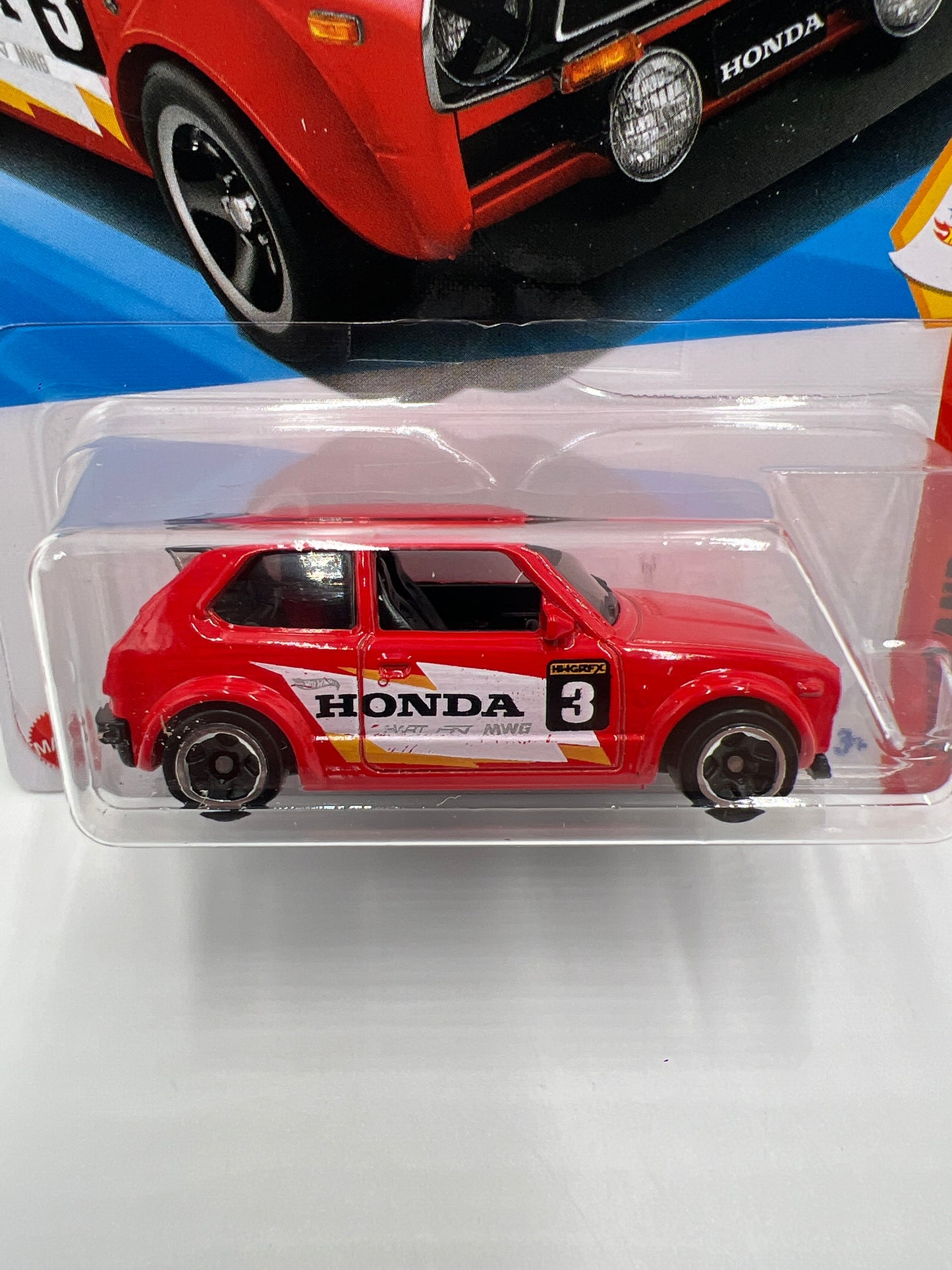 2025 Hot Wheels M Case Then And Now #231 73 Honda Civic Custom 75B