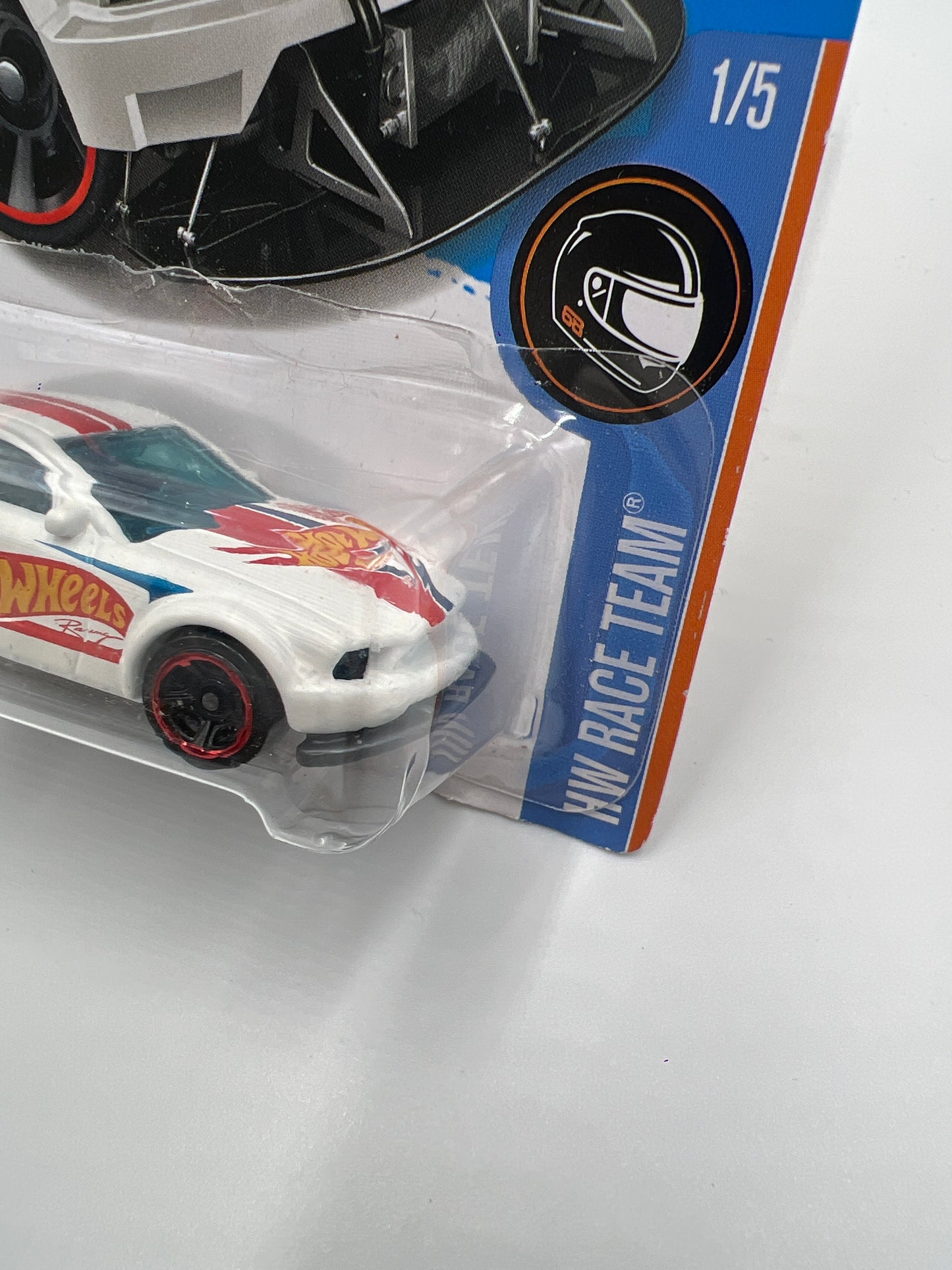 2017 Hot Wheels Kmart Exclusive HW Race Team 2005 Ford Mustang White 240F