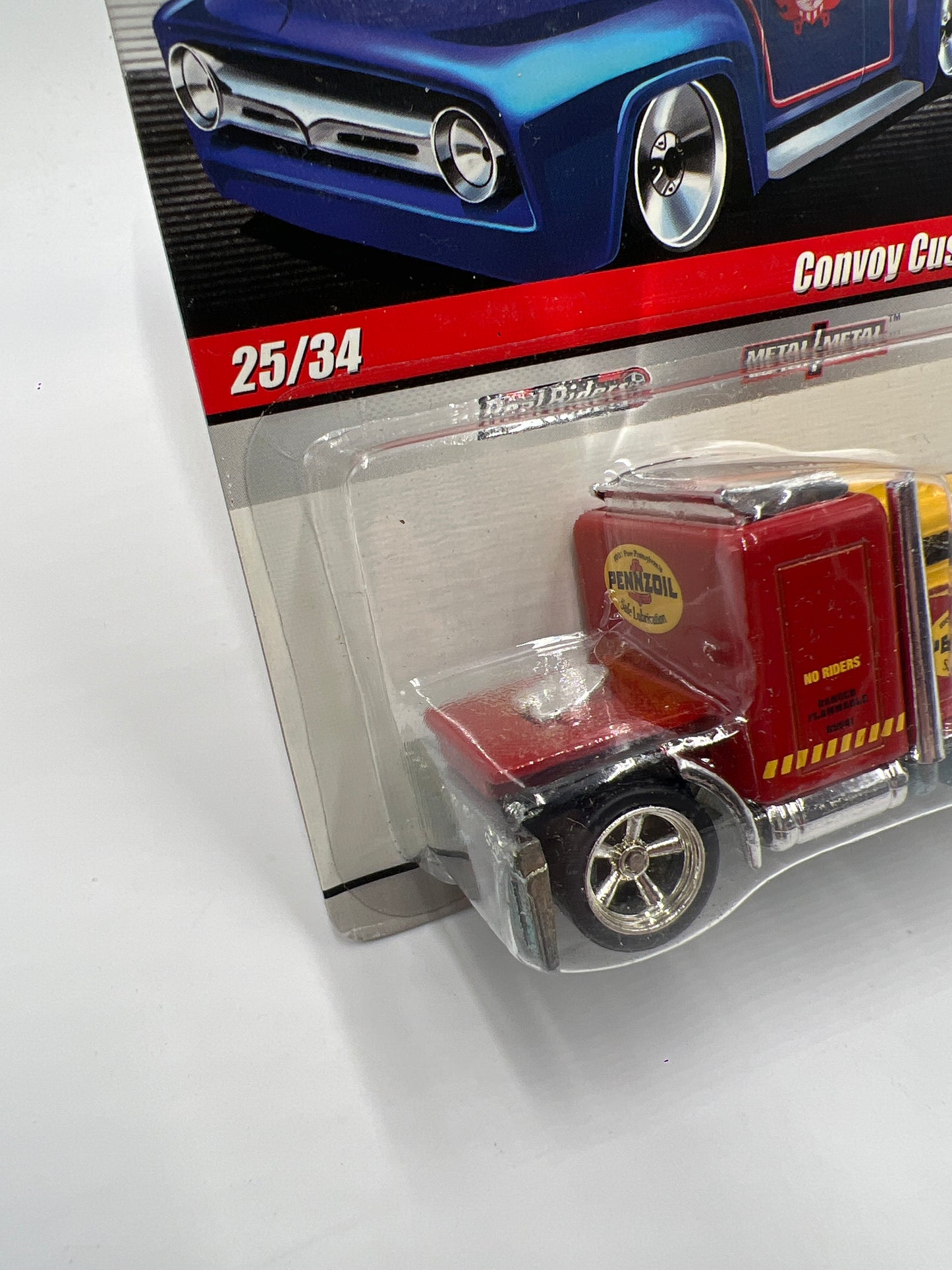 Hot Wheels Premium Slick Rides #25 Convoy Custom Pennzoil W/Protector