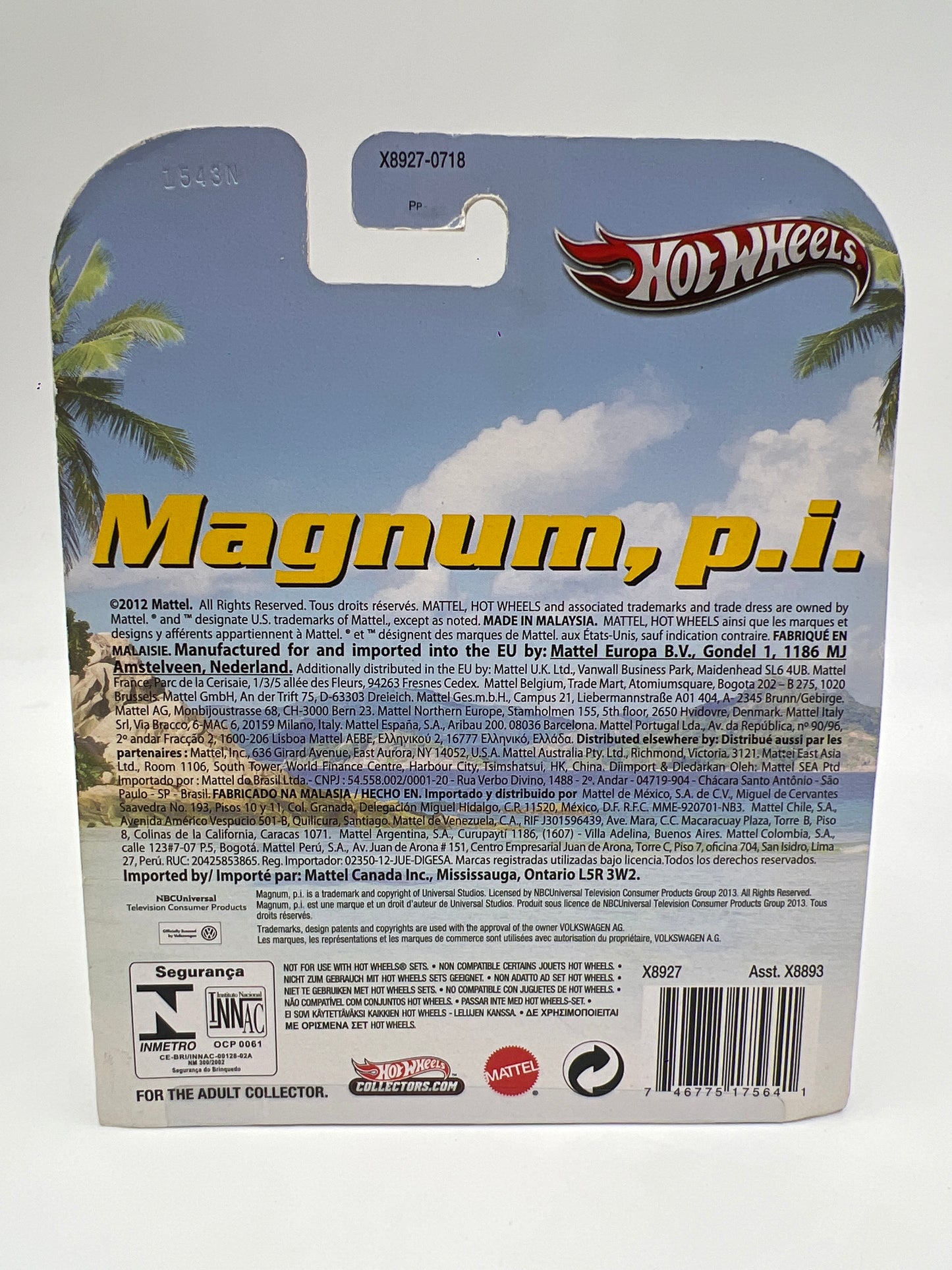 Hot Wheels Retro Entertainment Magnum PI Volkswagen Sunagon W/Protector 2