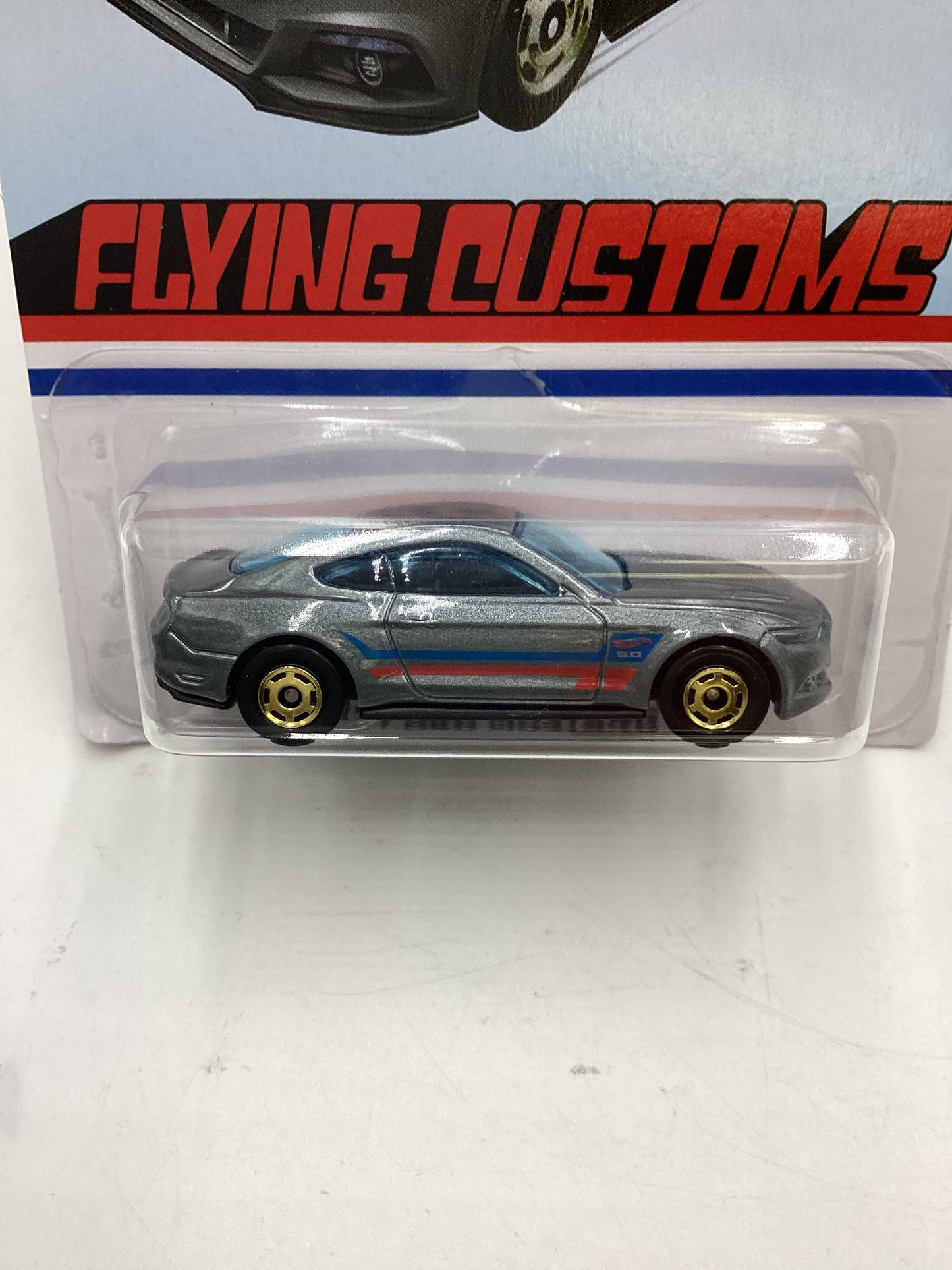 Hot Wheels Target Exclusive Flying Customs 2015 Ford Mustang GT Gray