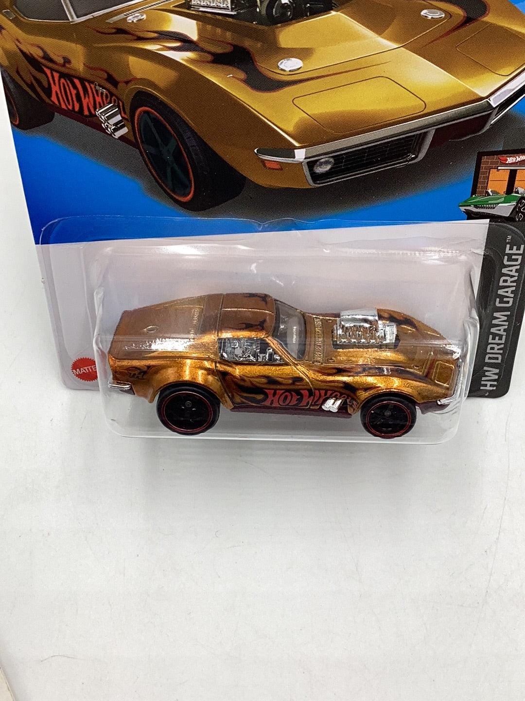 2023 hot wheels super treasure hunt 68 Corvette Gas Monkey W/ Protector