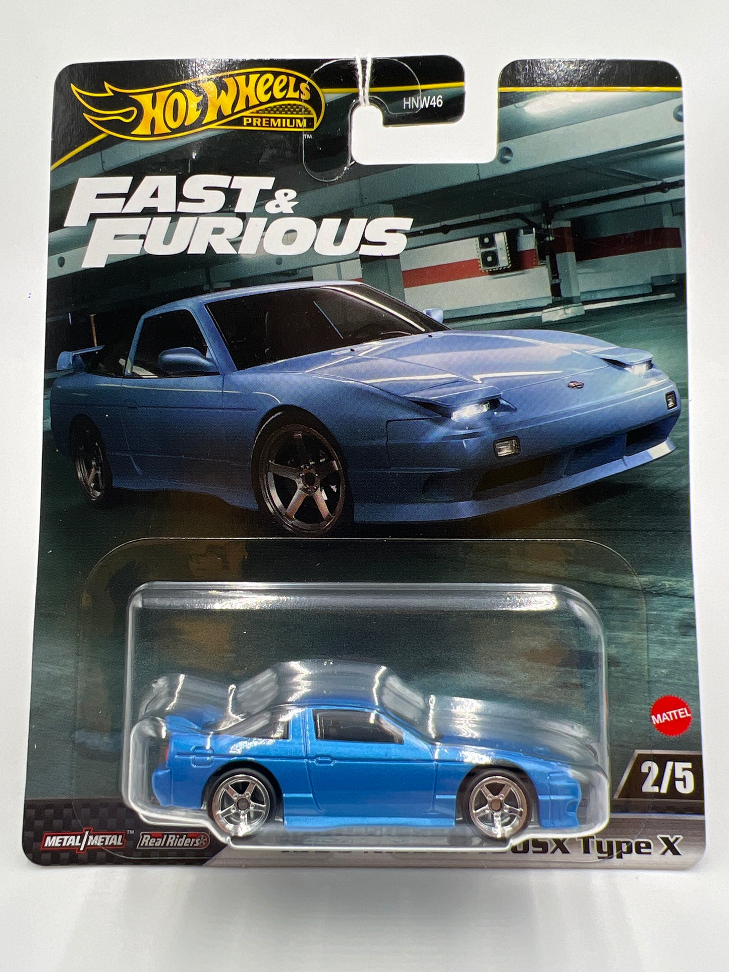 2024 Hot Wheels Car Culture Fast & Furious #2 1996 Nissan 180SX Type X Blue 246P