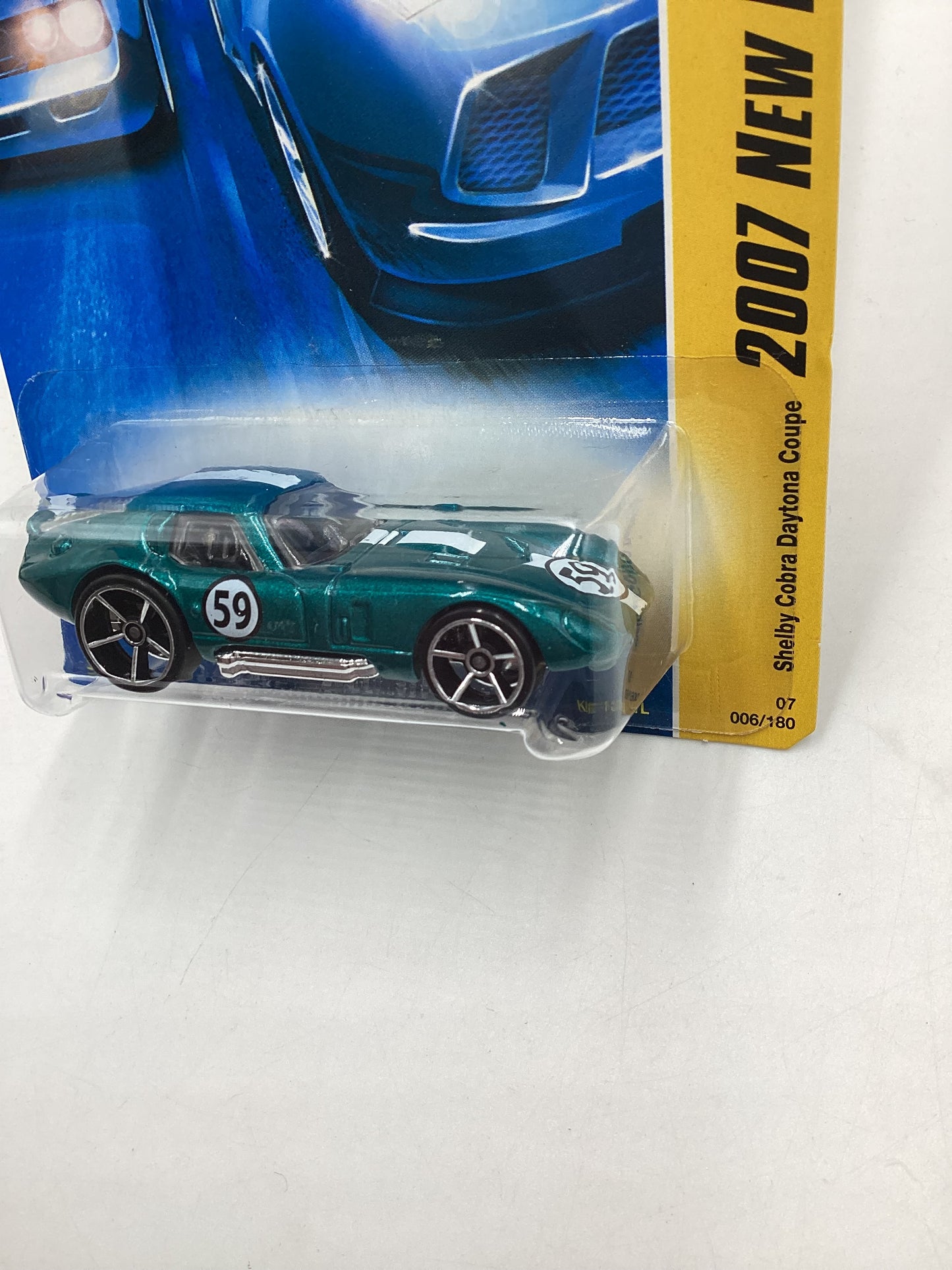 2007 Hot wheels New Models #006 Shelby Cobra Daytona Coupe Green 30D