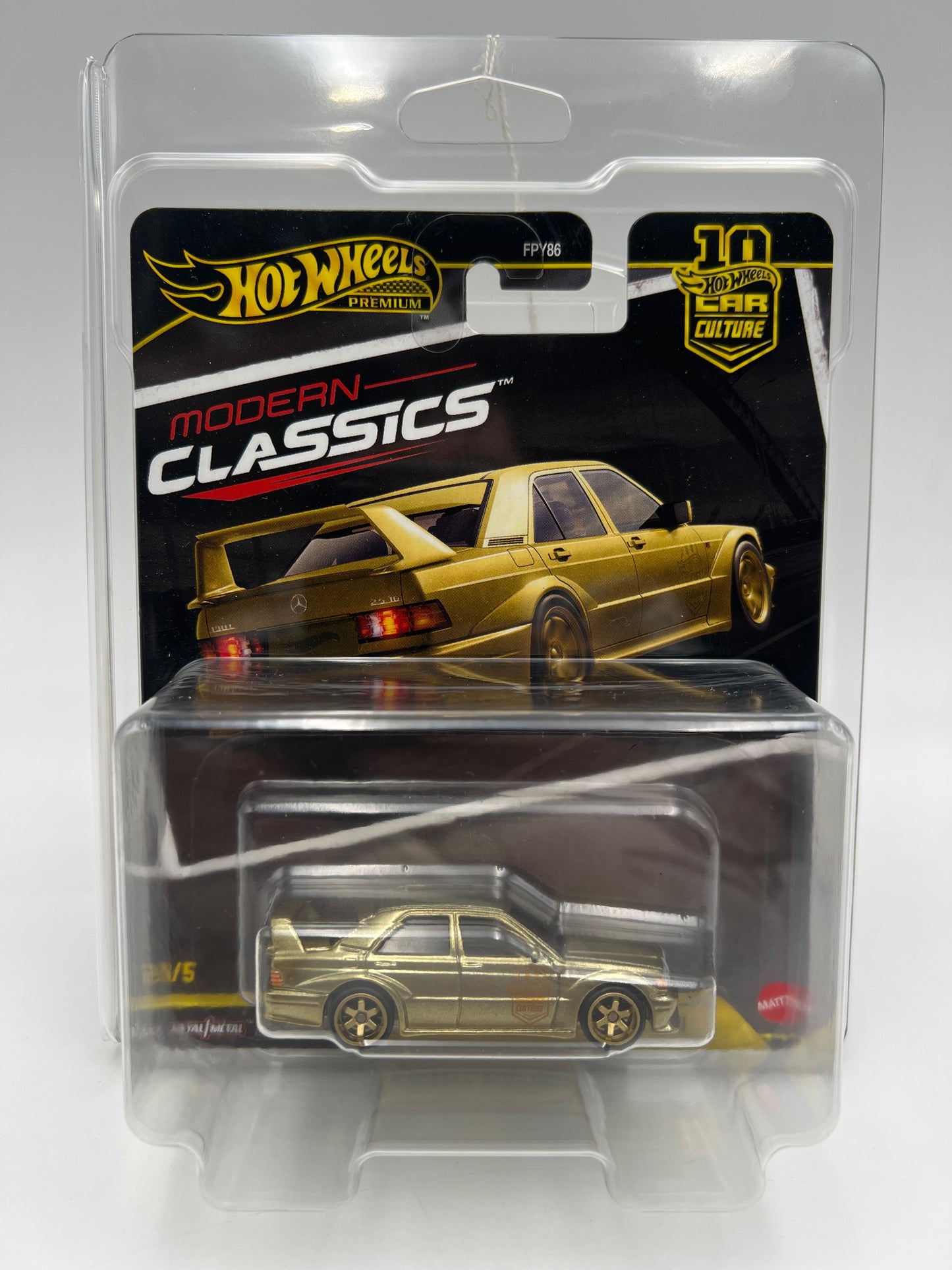 2026 Hot Wheels Modern Classics CHASE #0 Mercedes-Benz 190 E 2.5-16 EVO II W/Protector 2