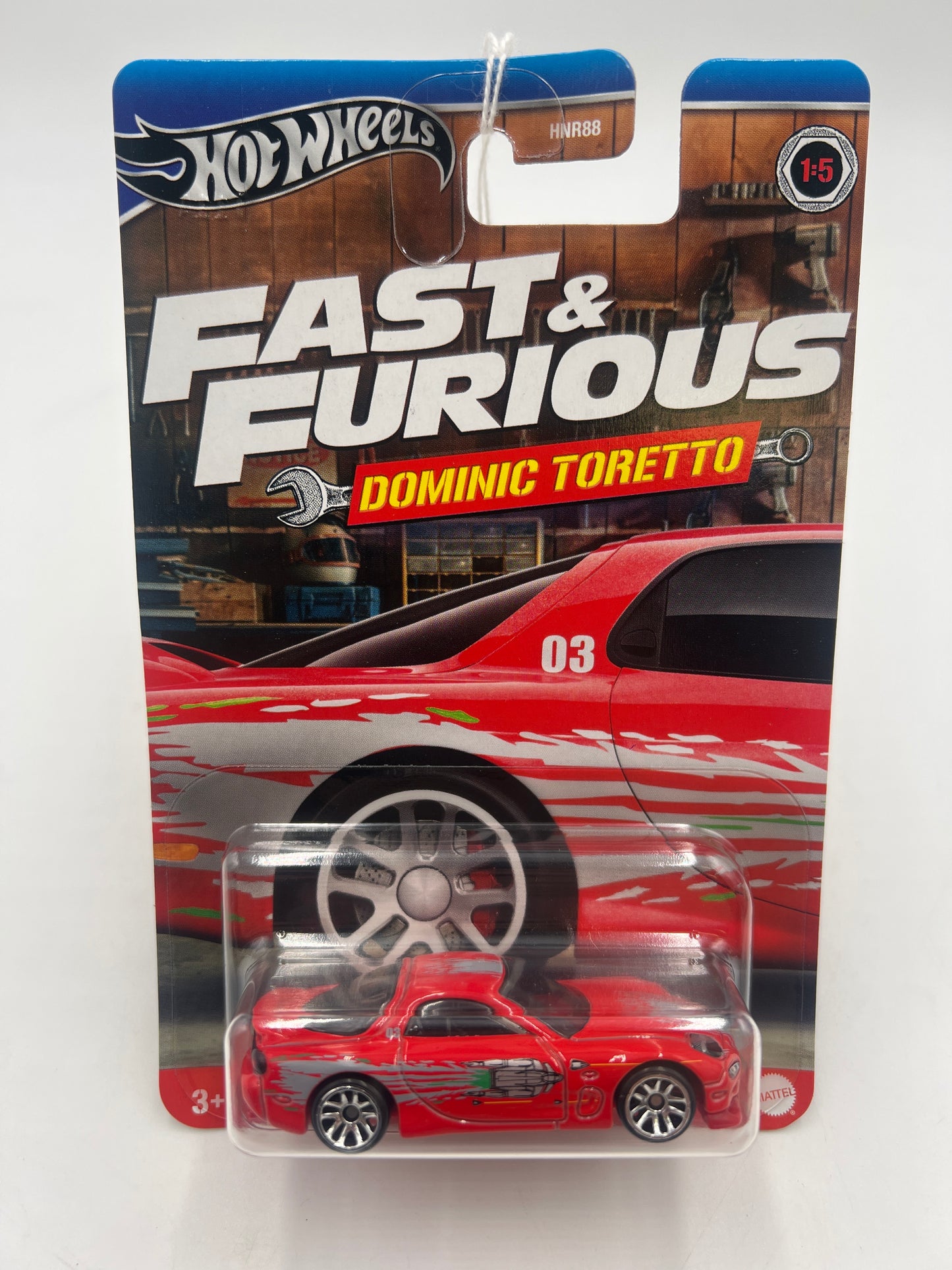 2024 Hot Wheels Fast & Furious Dominic Toretto 1995 Mazda RX-7 1/5 159G