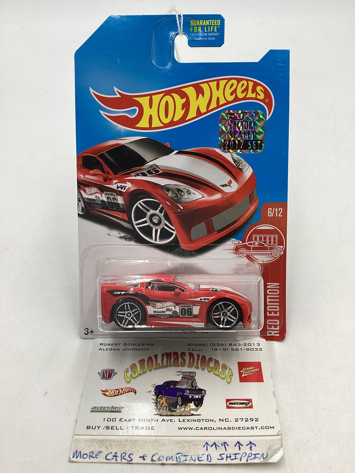 2017 Hot Wheels Factory Sealed Target Exclusive 2005 Corvette C6 143H