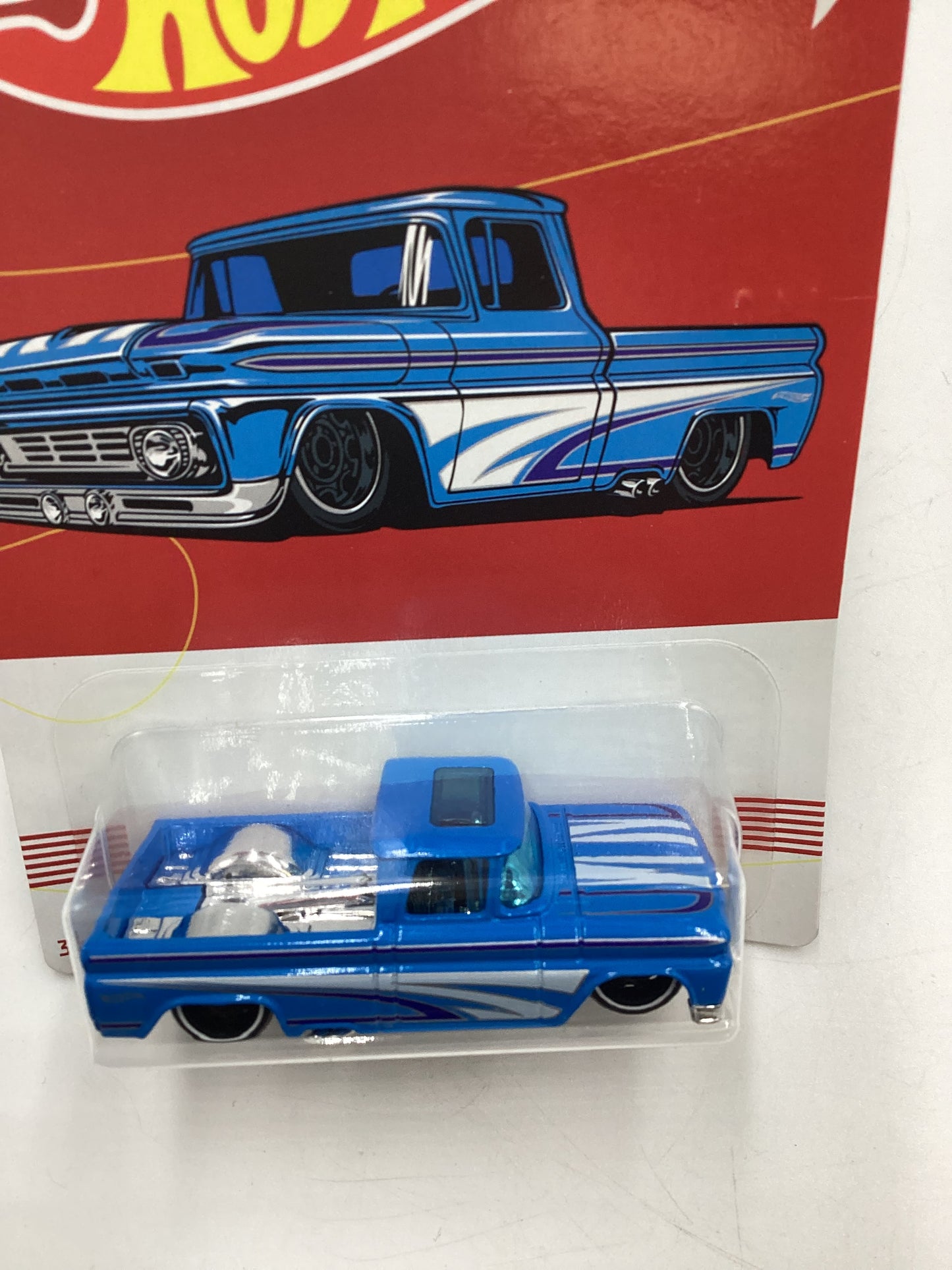 Hot Wheels Walmart Exclusive American Truck Series #7 Custom 62 Chevy Pickup Blue 158F