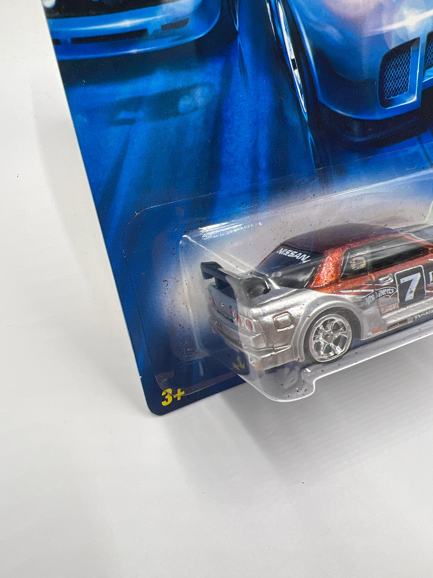 2007 Hot Wheels Super Treasure Hunt #122 Nissan Skyline Minor Flaking W/Protector