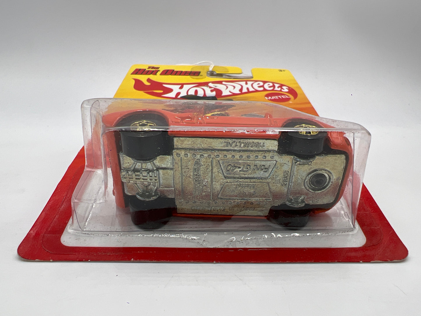 Hot Wheels The Hot Ones Ford GT40 Orange Card Not Perfect 160L