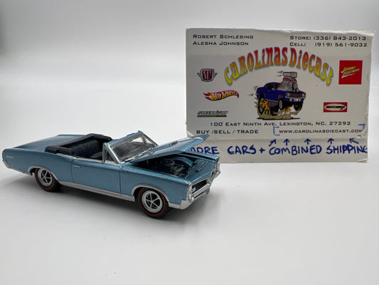 Greenlight Route 66 U.S.A Collector Pack 1967 Pontiac GTO Light Blue Loose