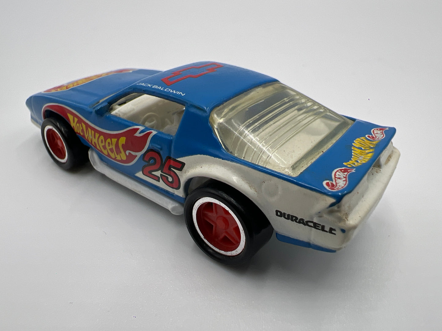 Hot Wheels Racing 1/64 Jack Baldwin Duracell #25 1983 Chevy Camaro Blue Loose