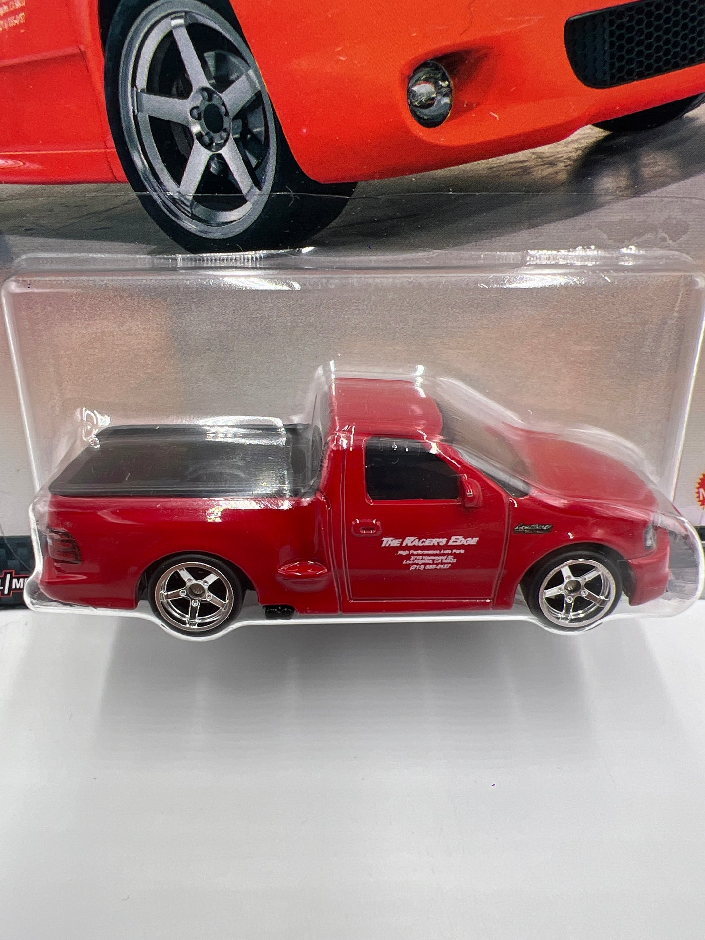 Hot Wheels Premium Fast & Furious Fast #1 99 Ford F-150 SVT Lightning Red W/Protector 1
