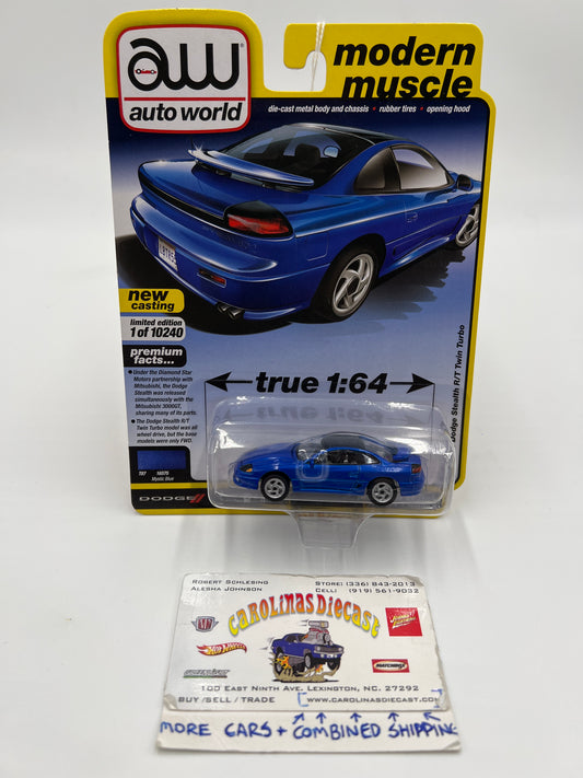 Auto World Modern Muscle Release 5 Version B 1991 Dodge Stealth R/T Twin Turbo Mystic Blue 184B