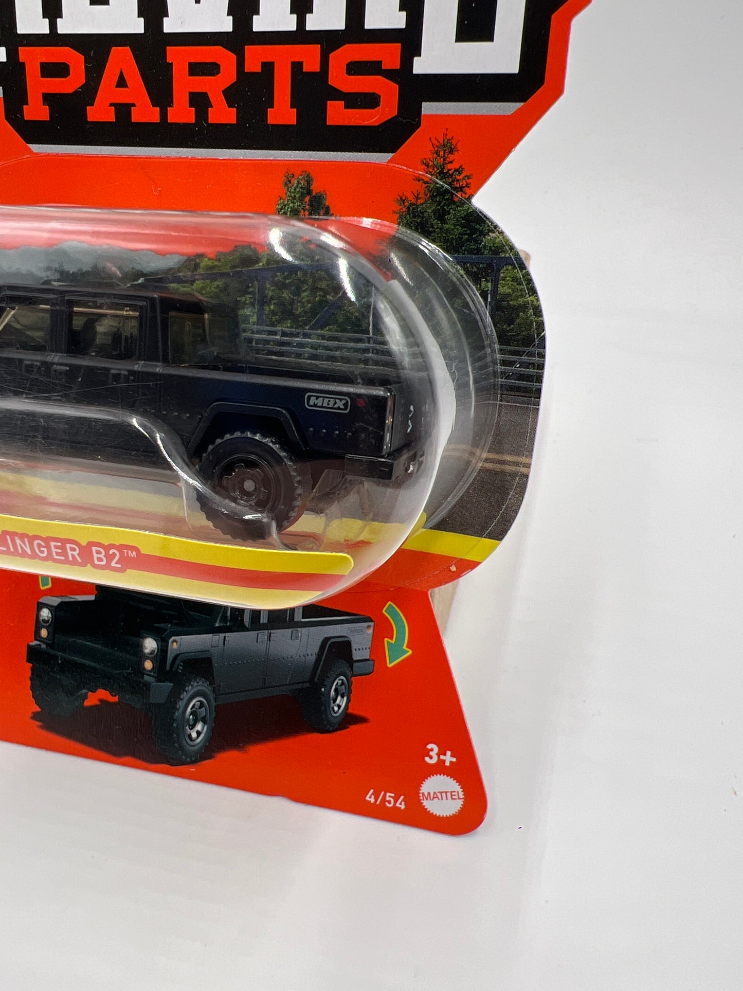 Matchbox Moving Parts #4 Bollinger B2 Matte Black 163E