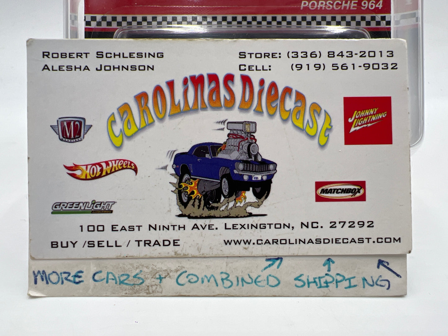 Hot Wheels RLC Porsche 964 Magnus Walker Urban Outlaw Green W/Protector