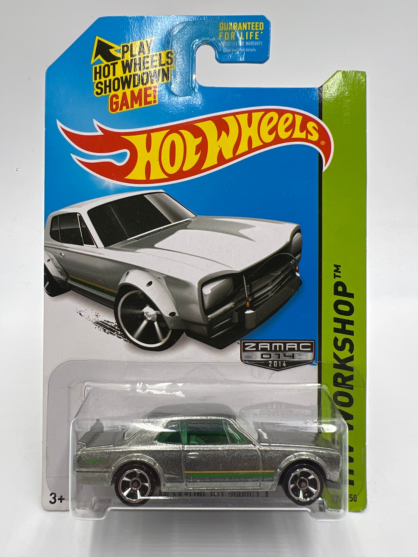 2014 Hot Wheels VHTF Zamac 14 #225 Nissan Skyline H/T 2000GT-X Rare Roll Cage Variation W/Protector