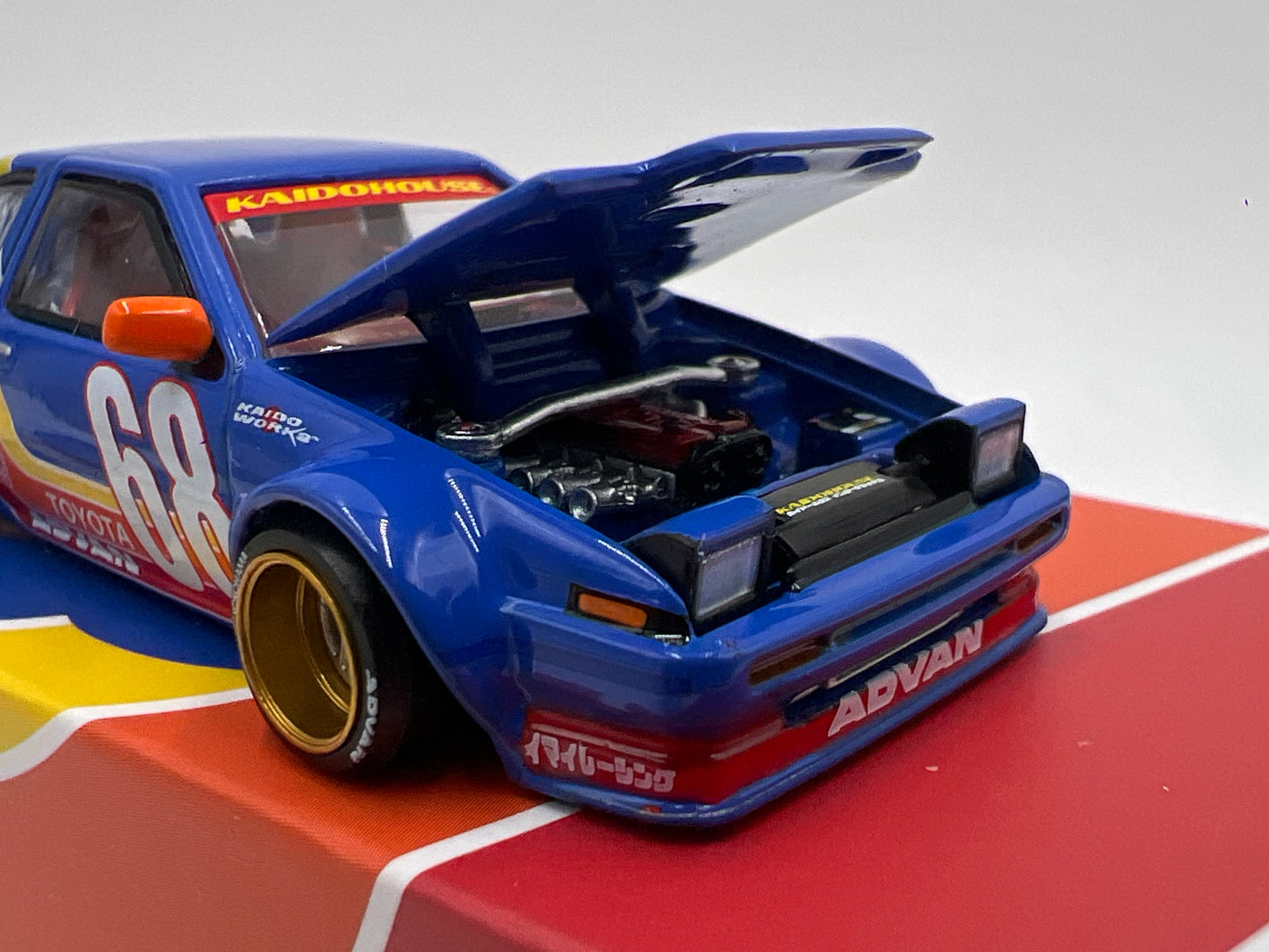 Mini GT Kaido House #196 Toyota AE86 Sprinter Trueno Kaido Racing V1 Blue