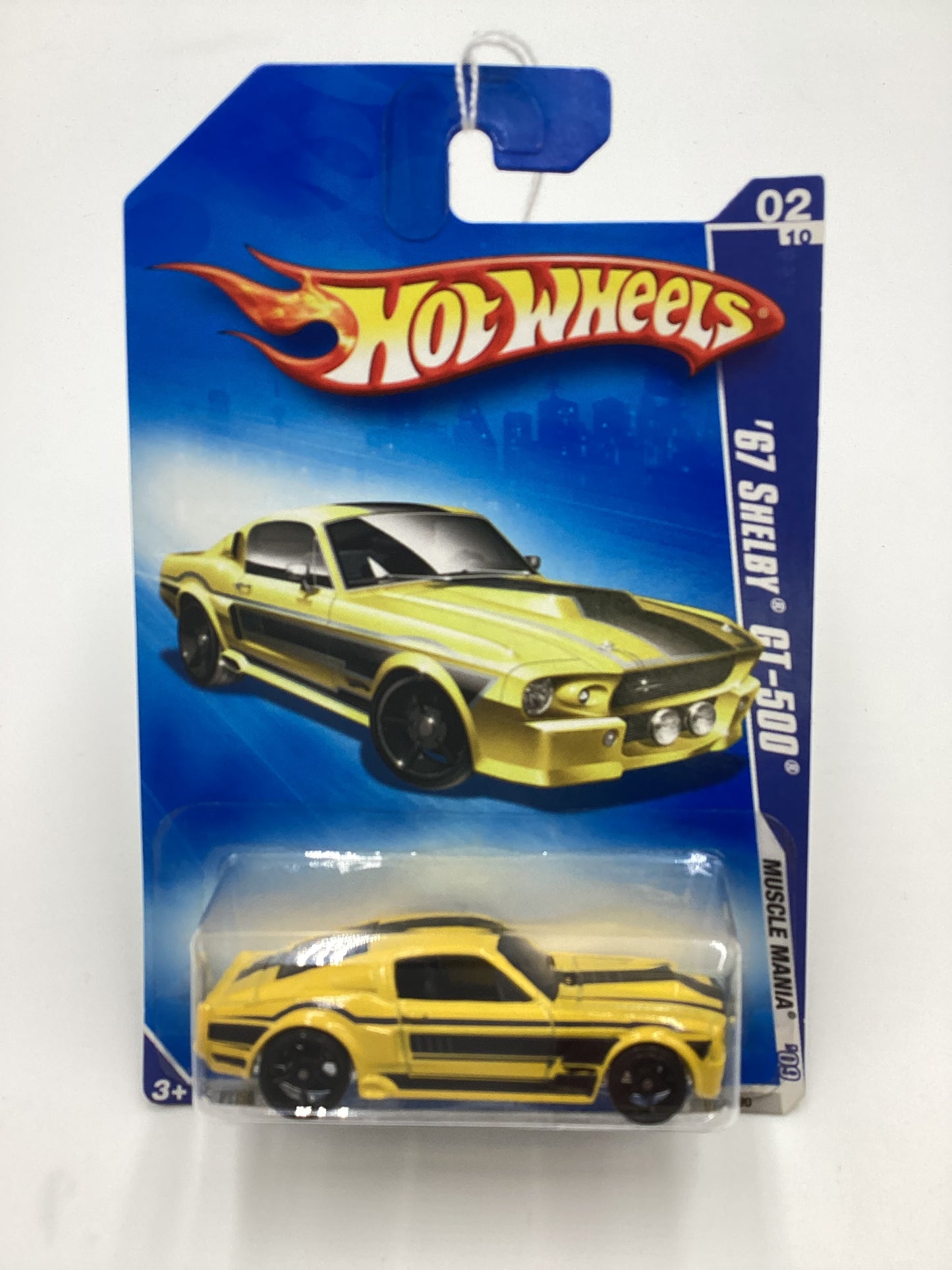 2009 Hot Wheels #078 67 Shelby GT-500 Yellow 23F