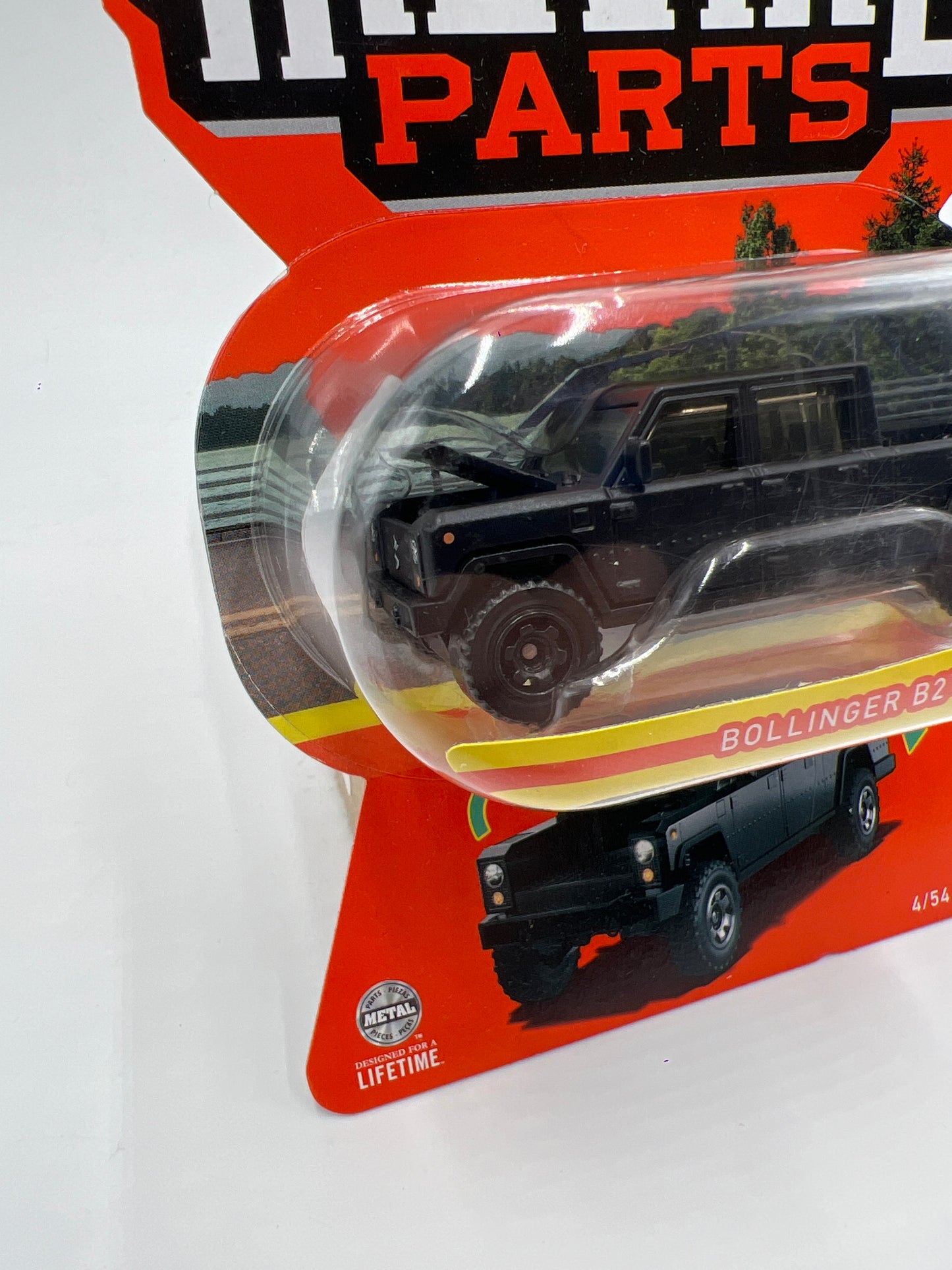 Matchbox Moving Parts #4 Bollinger B2 Matte Black 163E