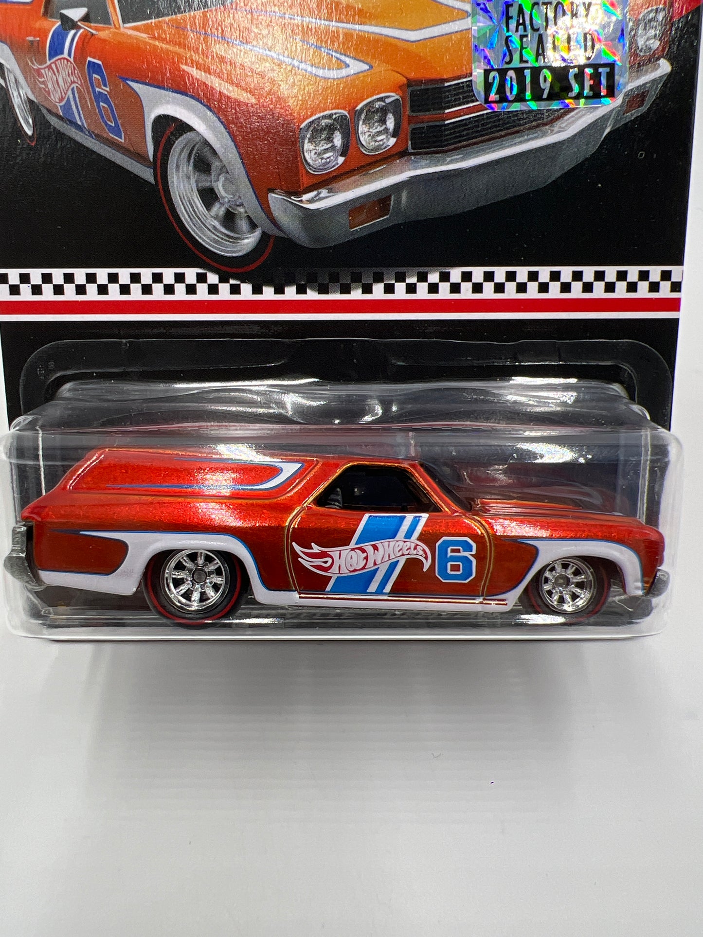 2019 Hot Wheels Factory Sealed Collectors Edition Mail In #6 70 Chevelle Delivery Orange W/Protector