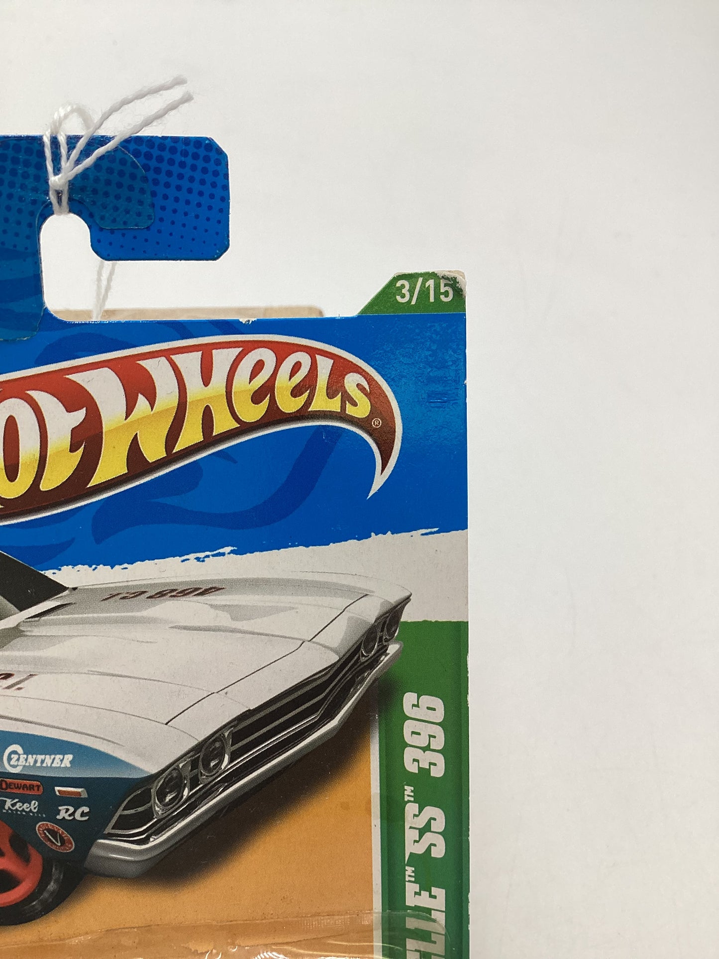 2012 Hot Wheels Treasure Hunt #53 70 Chevelle SS 396 (Bad Card)