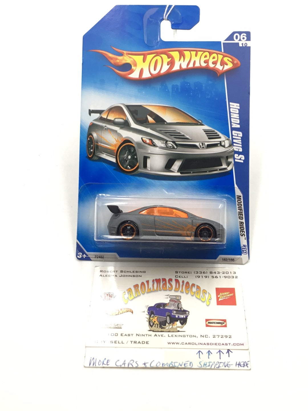 2009 Hot Wheels #162 Honda Civic Si RR5