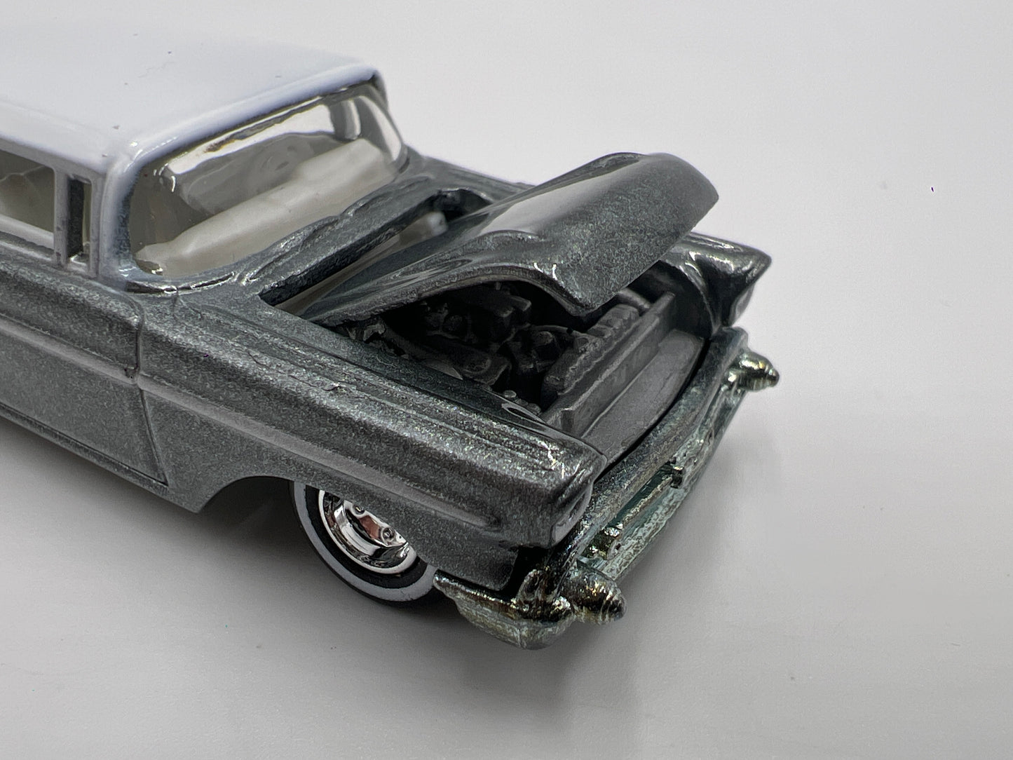 Hot Wheels 1/64 Premium Ultra Hots 57 Chevy Bel Air Gray Loose