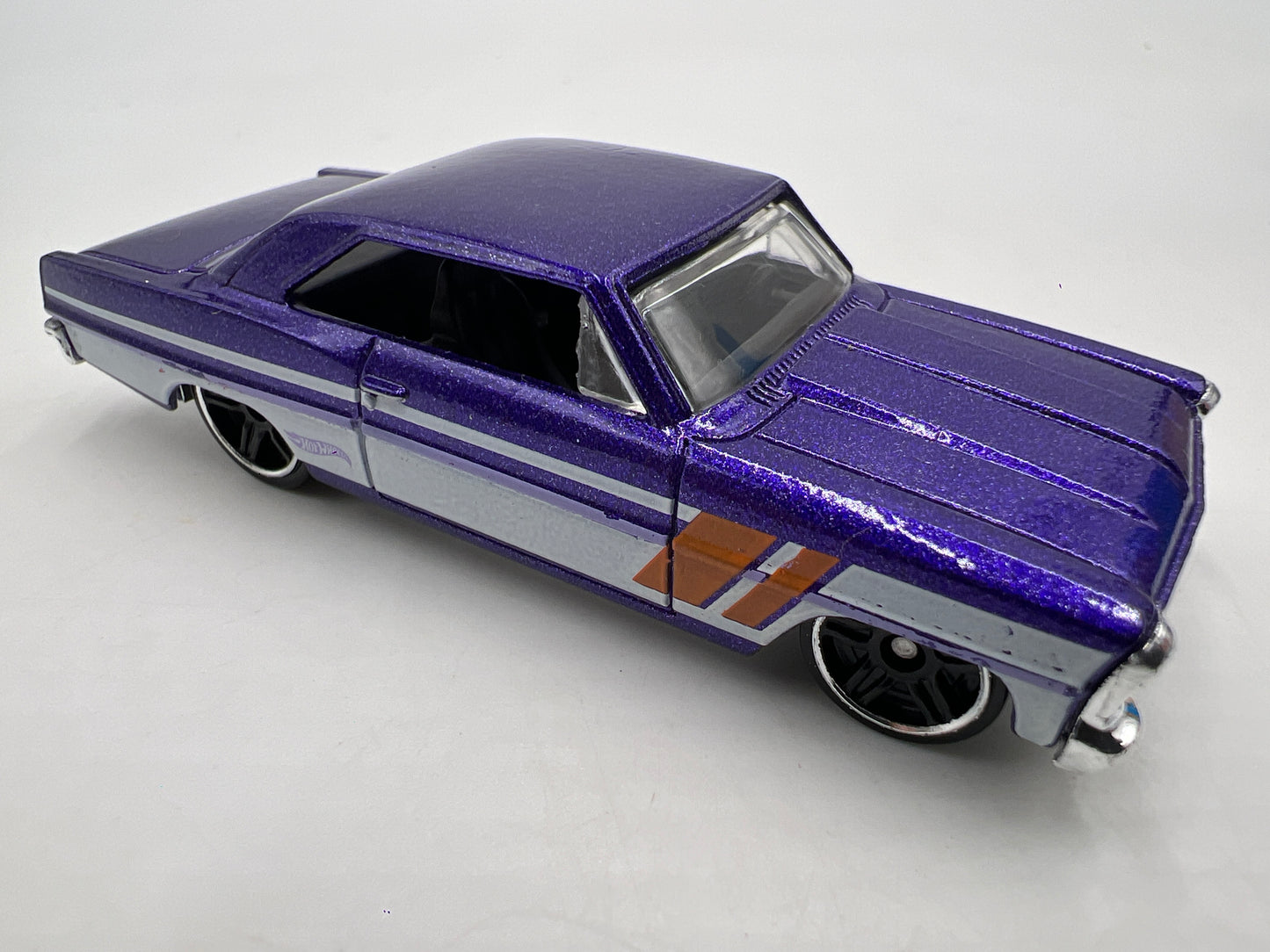 2015 Hot Wheels Mystery Models Series 1 #8 66 Chevy Nova Purple