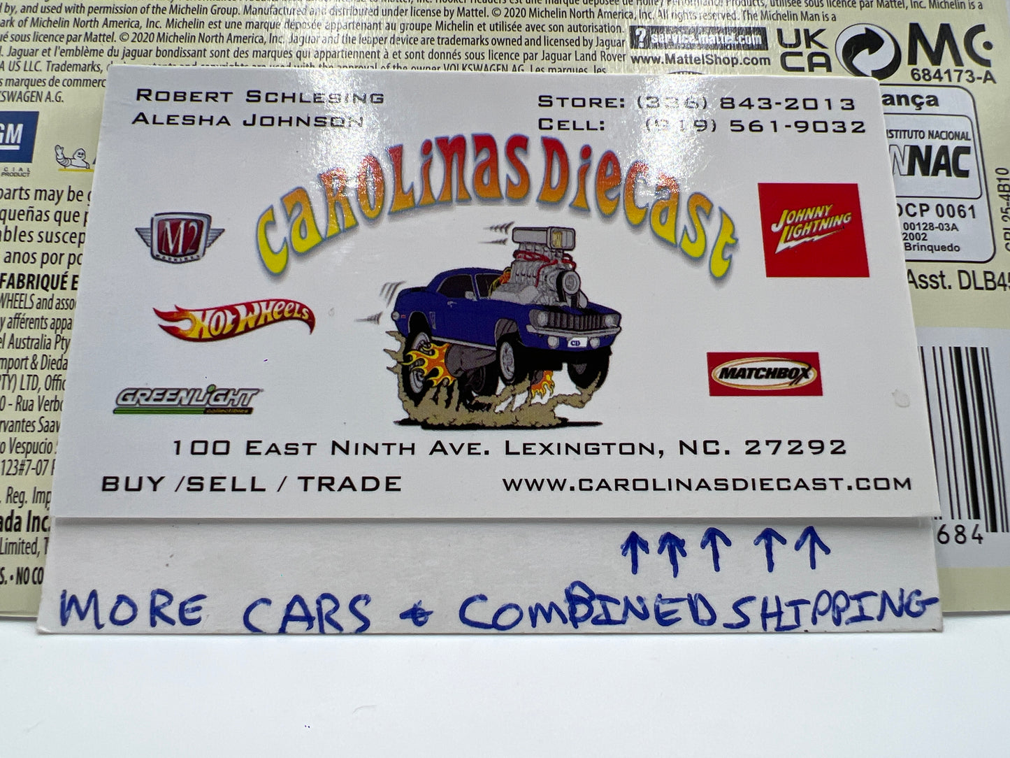 Hot Wheels Pop Culture Premium #5 Michelin Custom GMC Panel Van Blue 257H