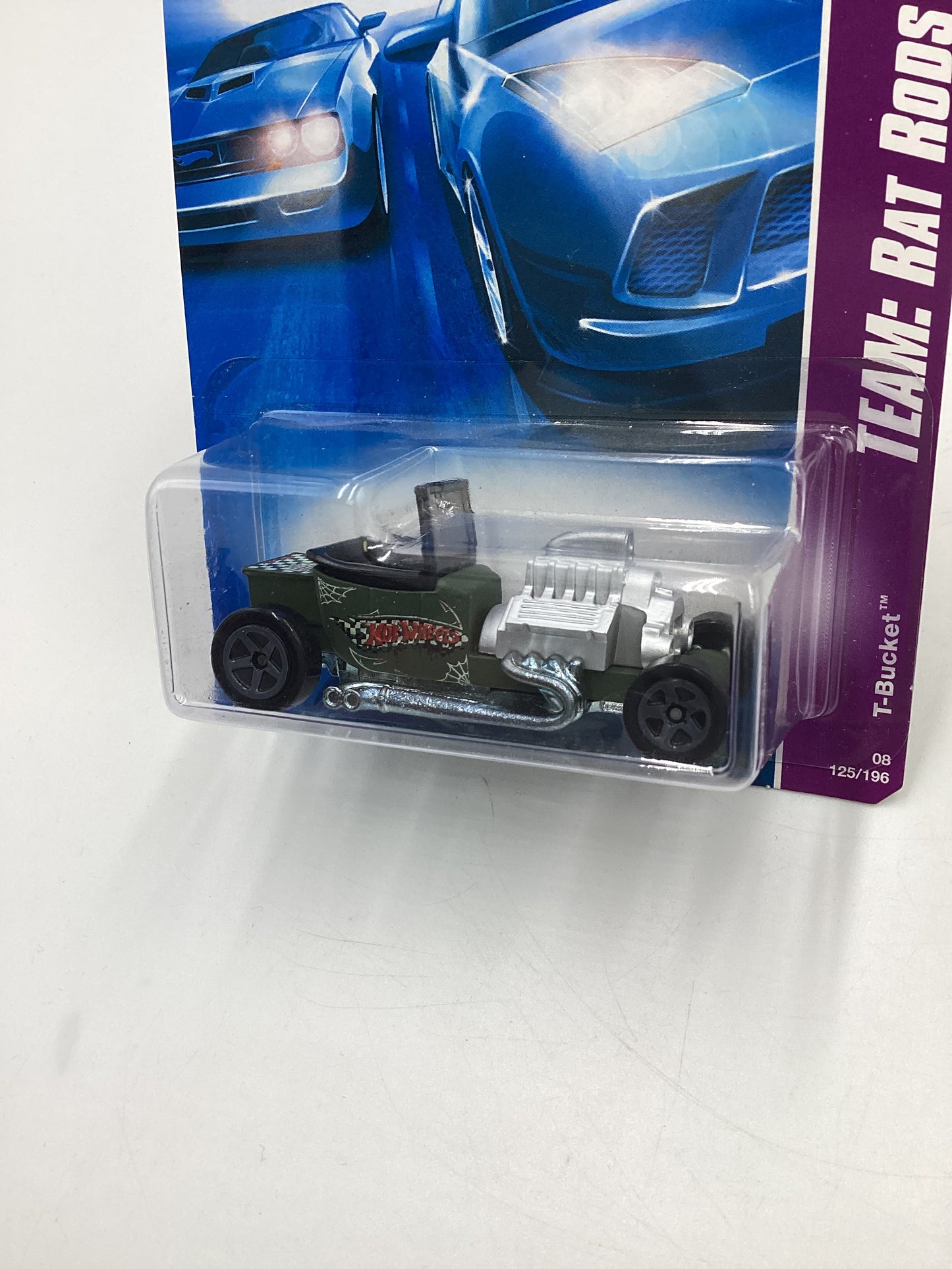 2008 Hot Wheels HW Team: Rat Rod #125 T-Bucket Dark Green AA4