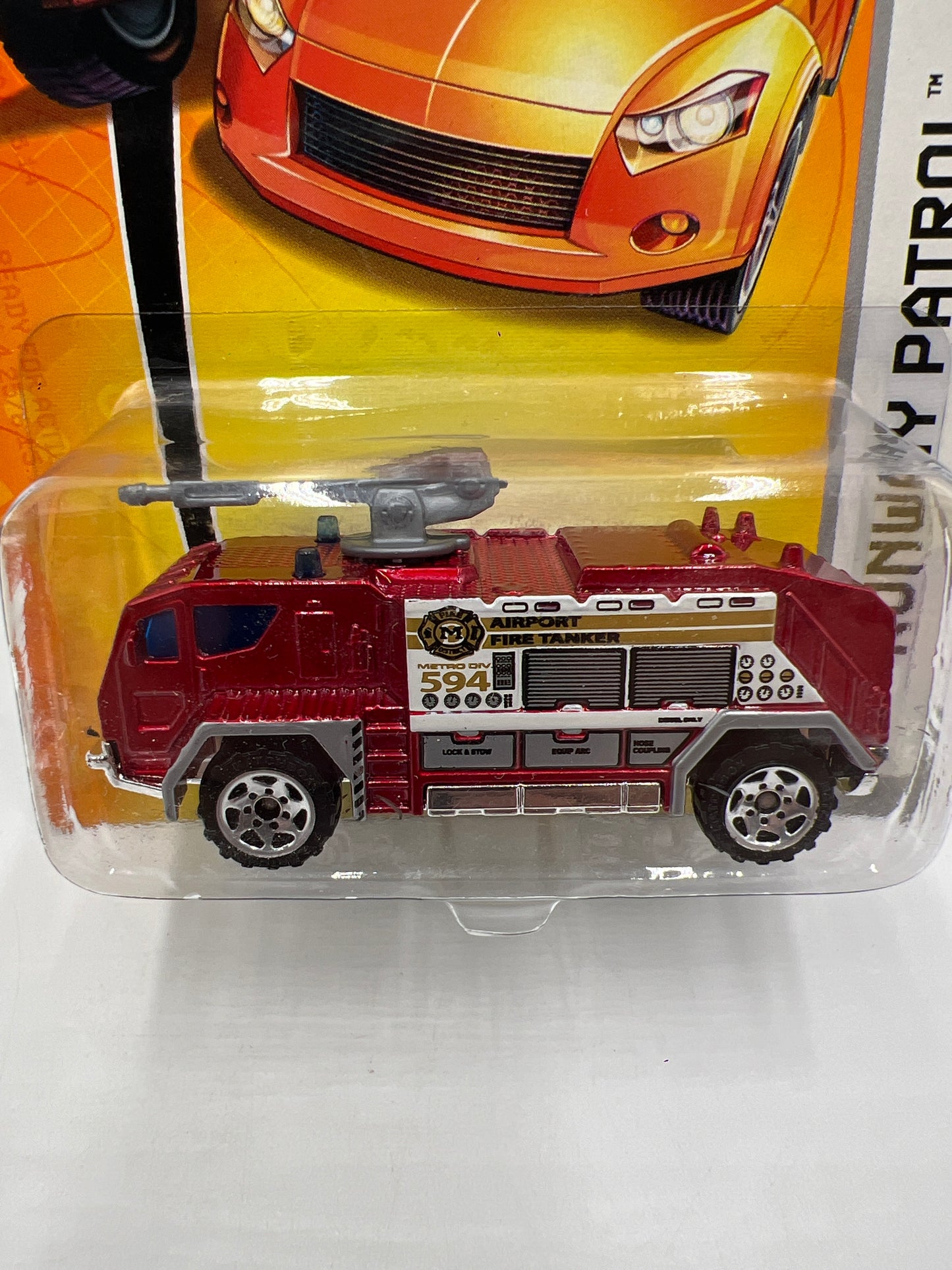 Matchbox MBX Metal #45 Runway Patrol Red