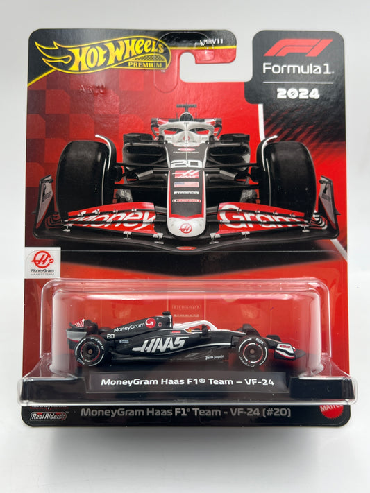 Hot Wheels Premium Formula 1 2024 MoneyGram Haas F1 Team VF-24 #20 241A