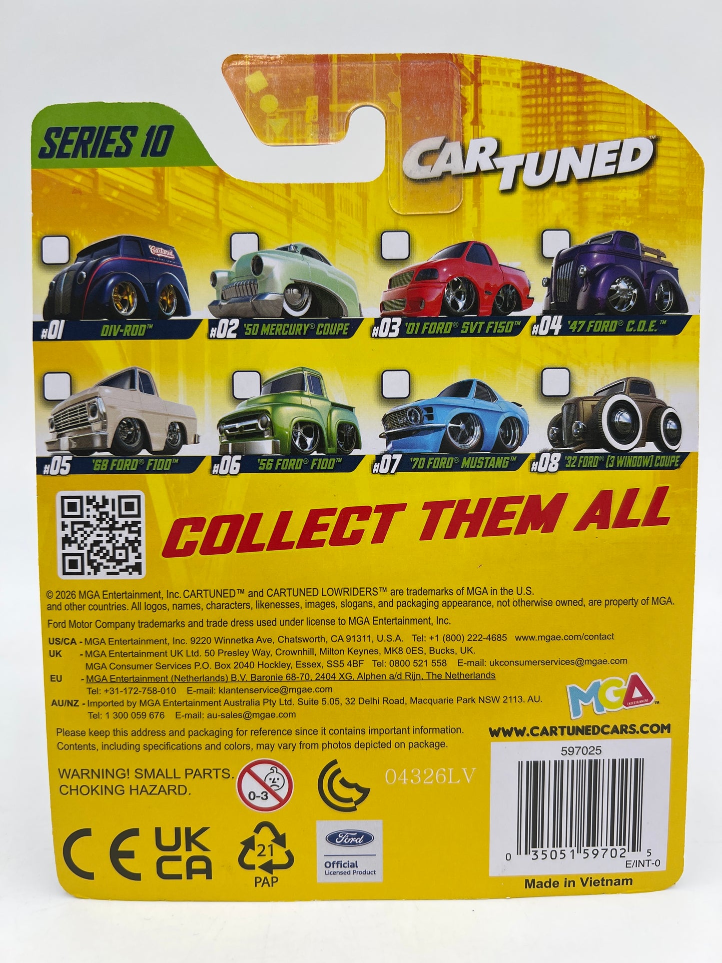 MGA Car Tuned Mainline Series 10  #1 Div-Rod Chameleon Blue/Purple 187A