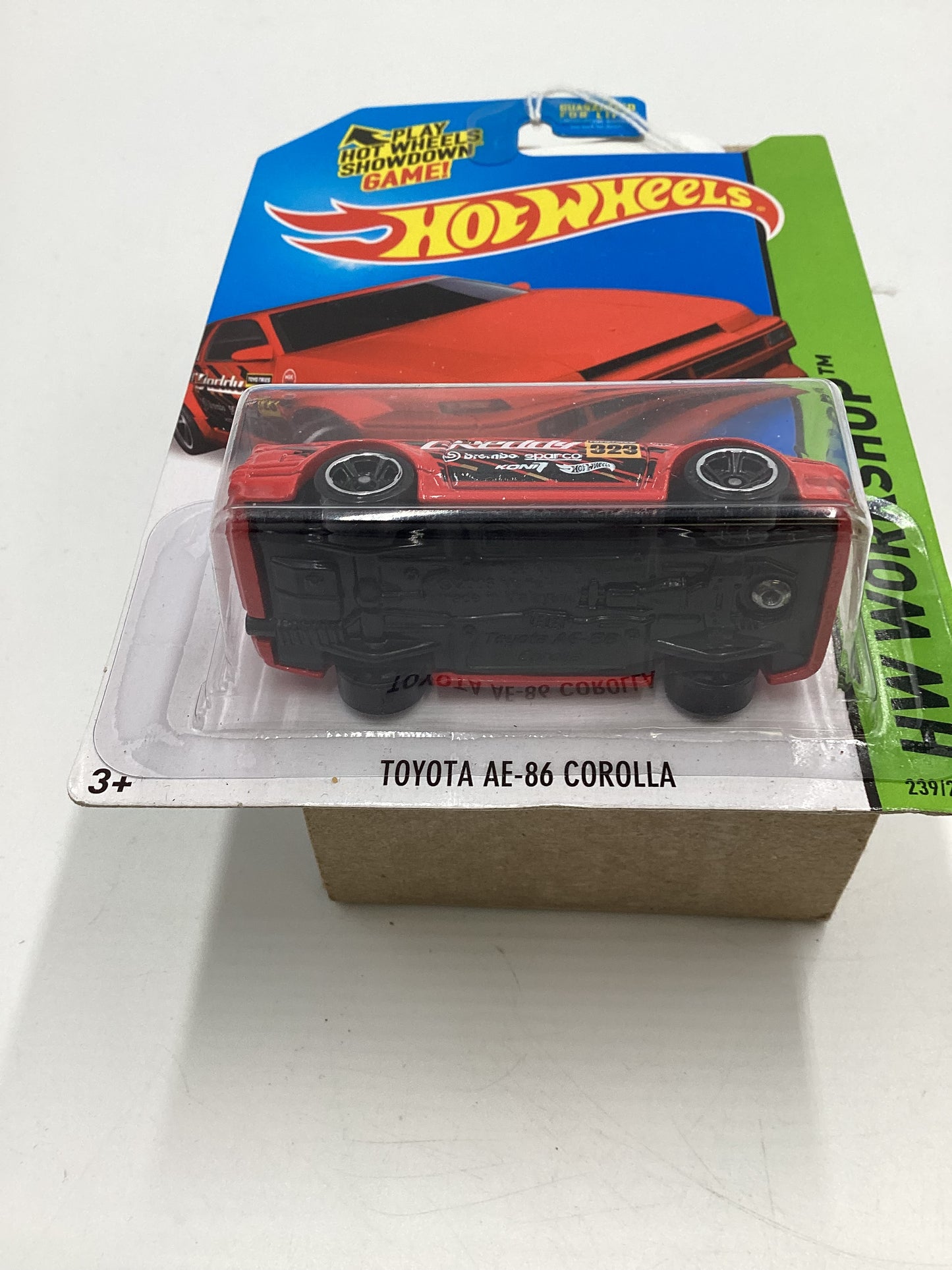 2015 Hot Wheels Workshop #239 Toyota AE-86 Corolla Red