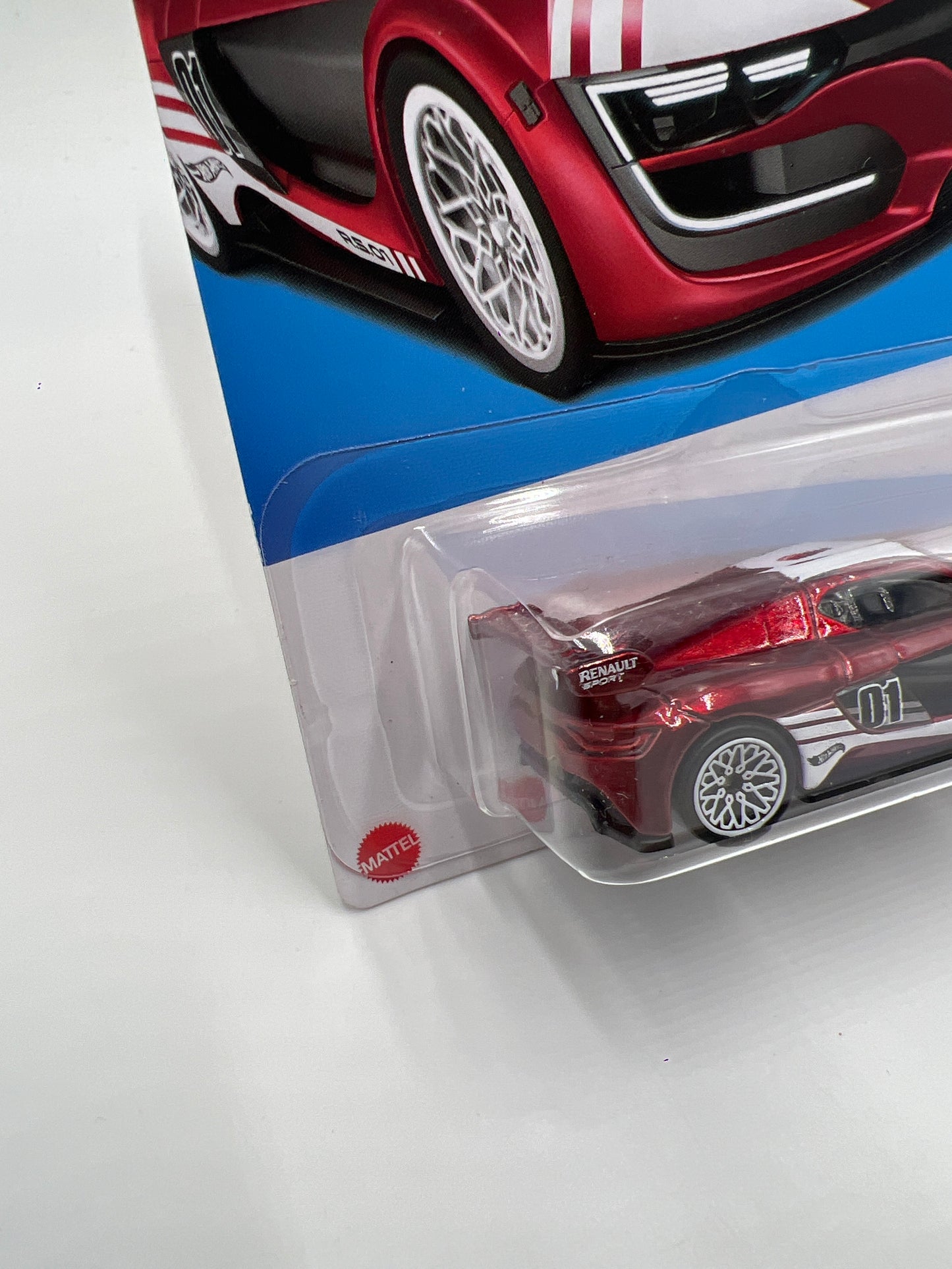 2023 Hot Wheels Super Treasure Hunt #134 Renault Sport R.S. 01 Red W/Protector