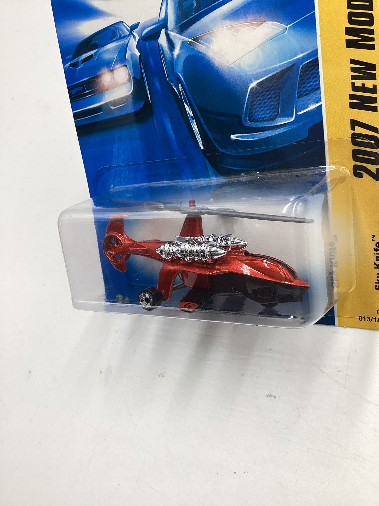 2007 Hot Wheels New Models #13 Sky Knife Orange AAA5